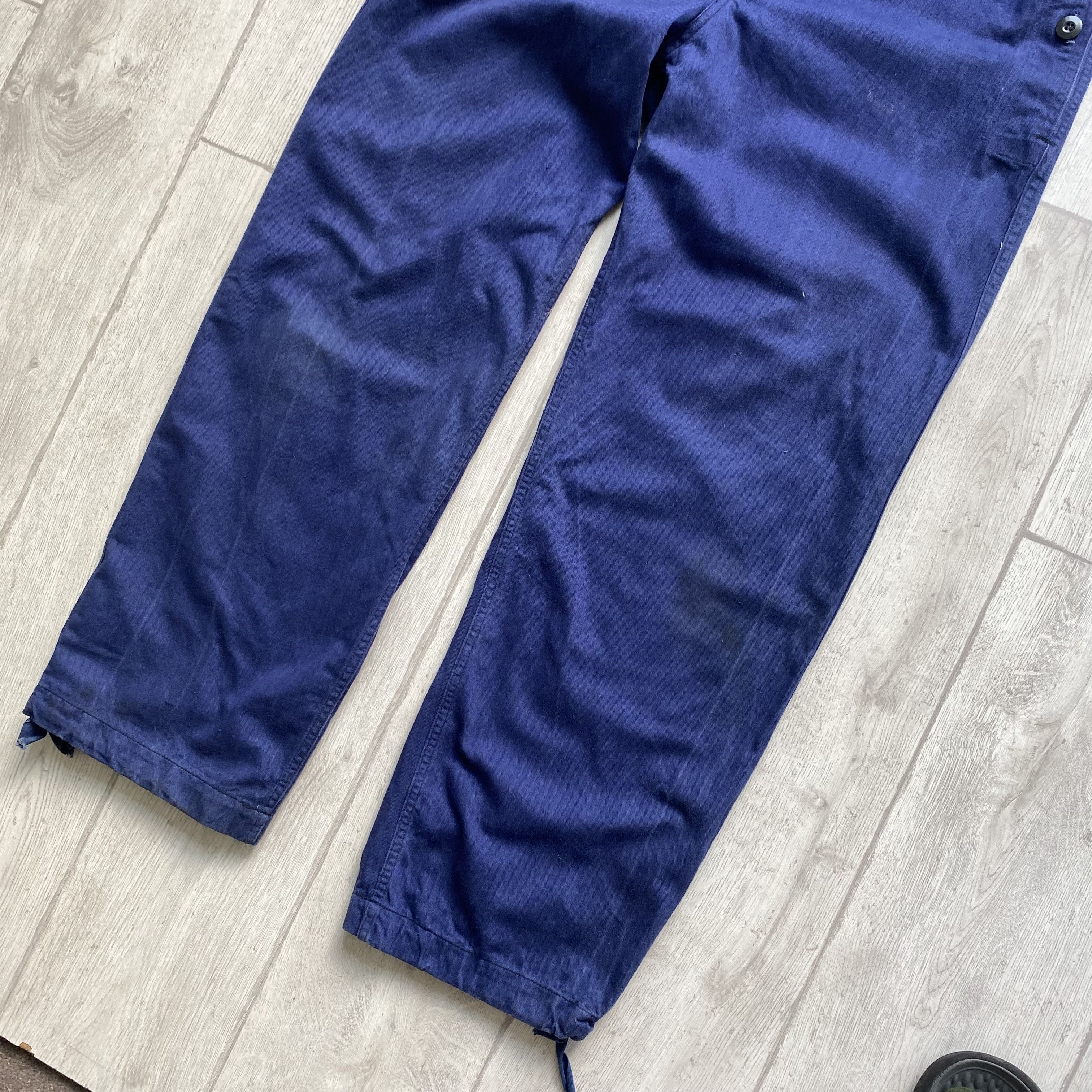 Le Laboureur ⚙️ Vintage Sanfor French Coverall Worker jumpsuit Vetra Size US 32 / EU 48 - 13 Thumbnail
