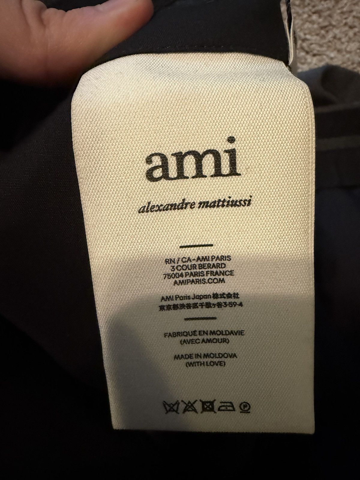 AMI AMI Alexandre Mattiussi Tapered Trousers Size US 31 - 3 Thumbnail