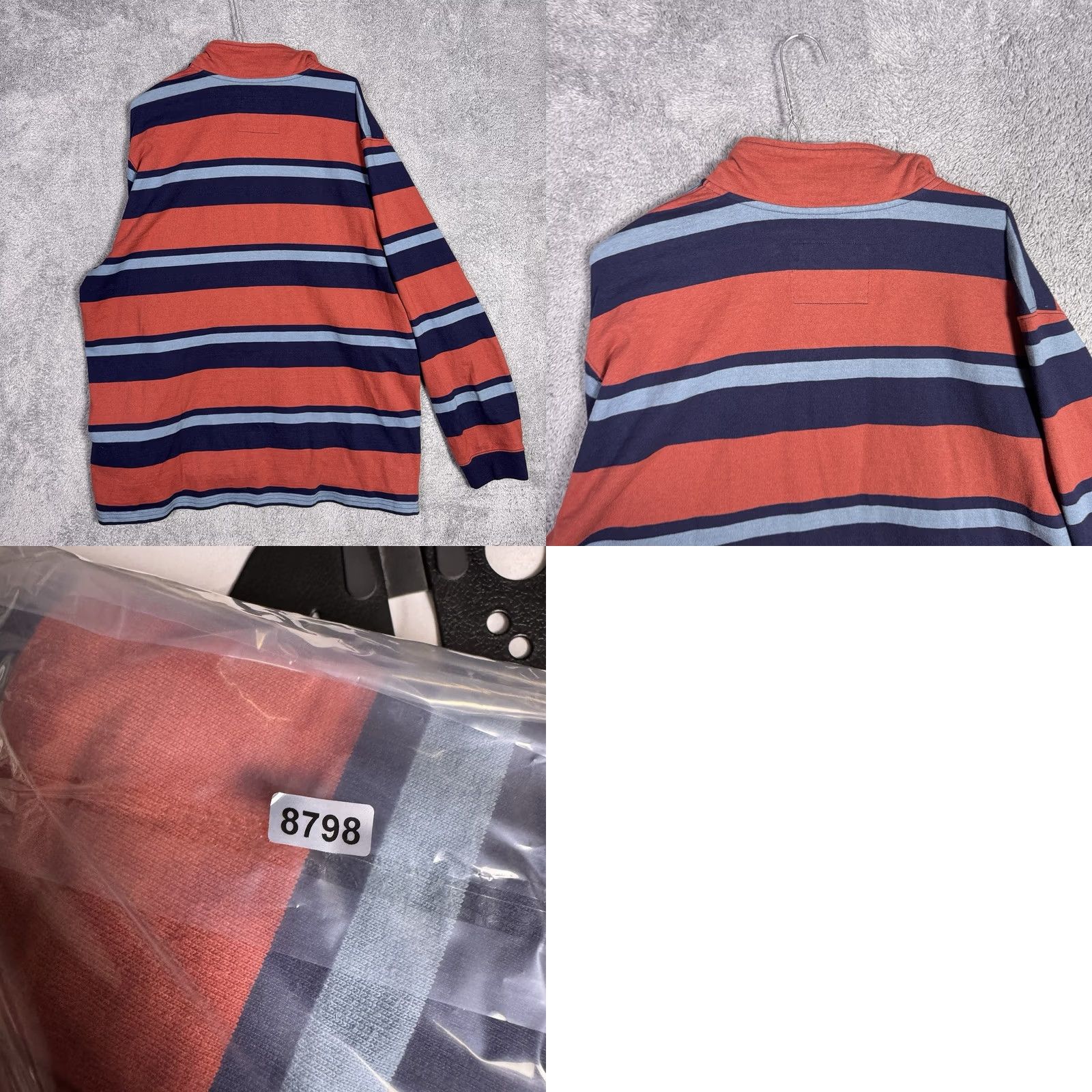 Vintage VINTAGE LL Bean Rugby Shirt Mens XL Polo Henley Striped Heavy Cotton Long Sleeve 507514 Size US XL / EU 56 / 4 - 8 Thumbnail
