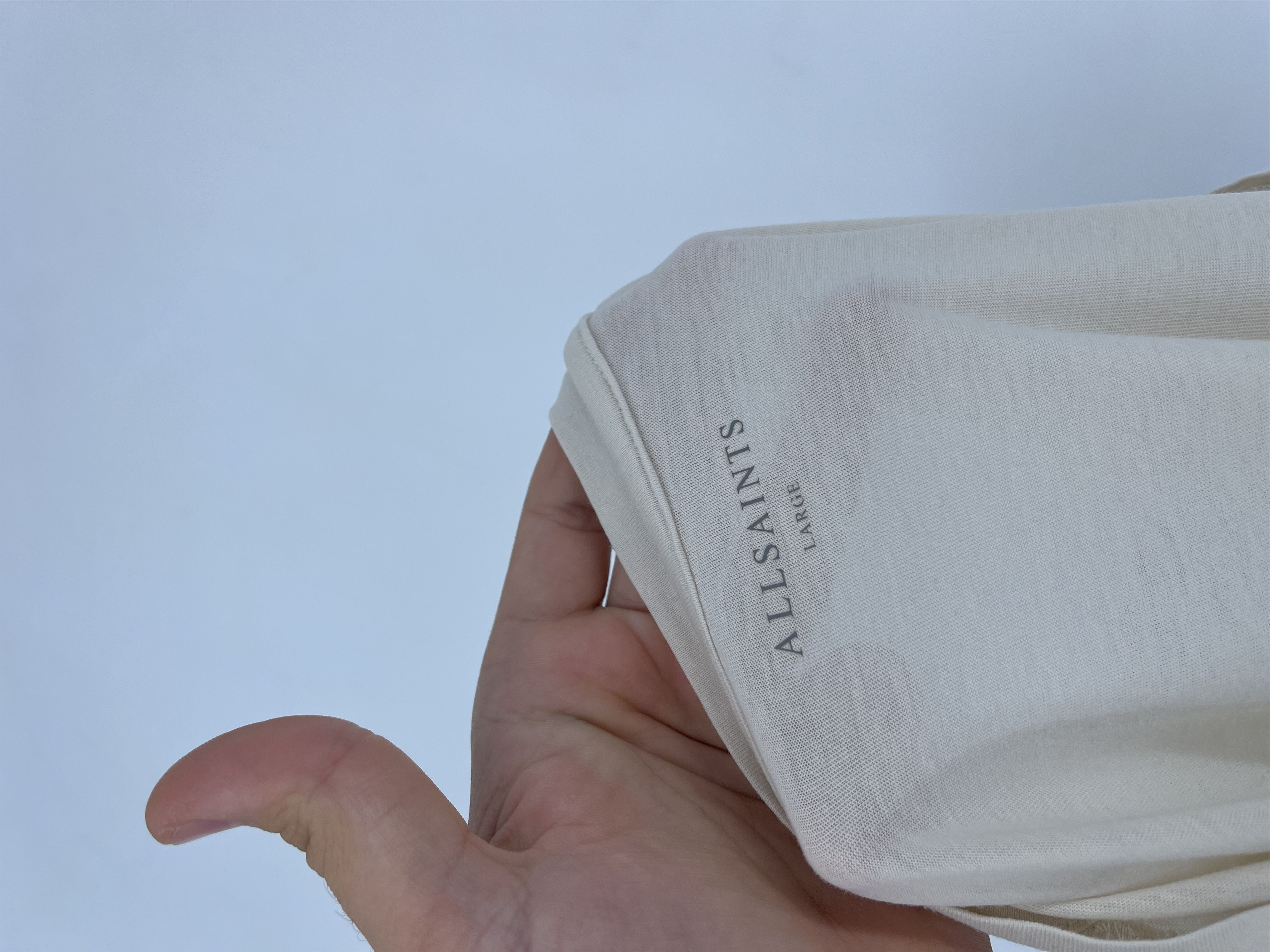 Other Vintage Basic Allsaints Mini Logo Basic Tee Old Money Size US L / EU 52-54 / 3 - 10 Thumbnail