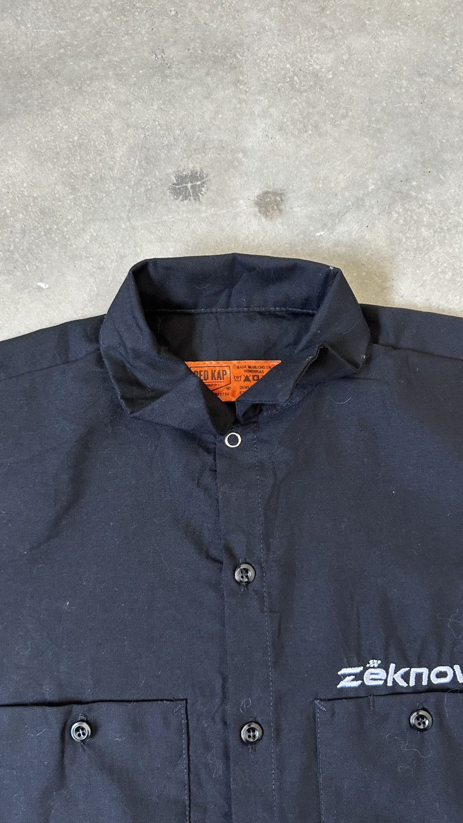 Red Kap VINTAGE ZEKNOVA WORKWEAR SHIRT Size US M / EU 48-50 / 2 - 6 Thumbnail