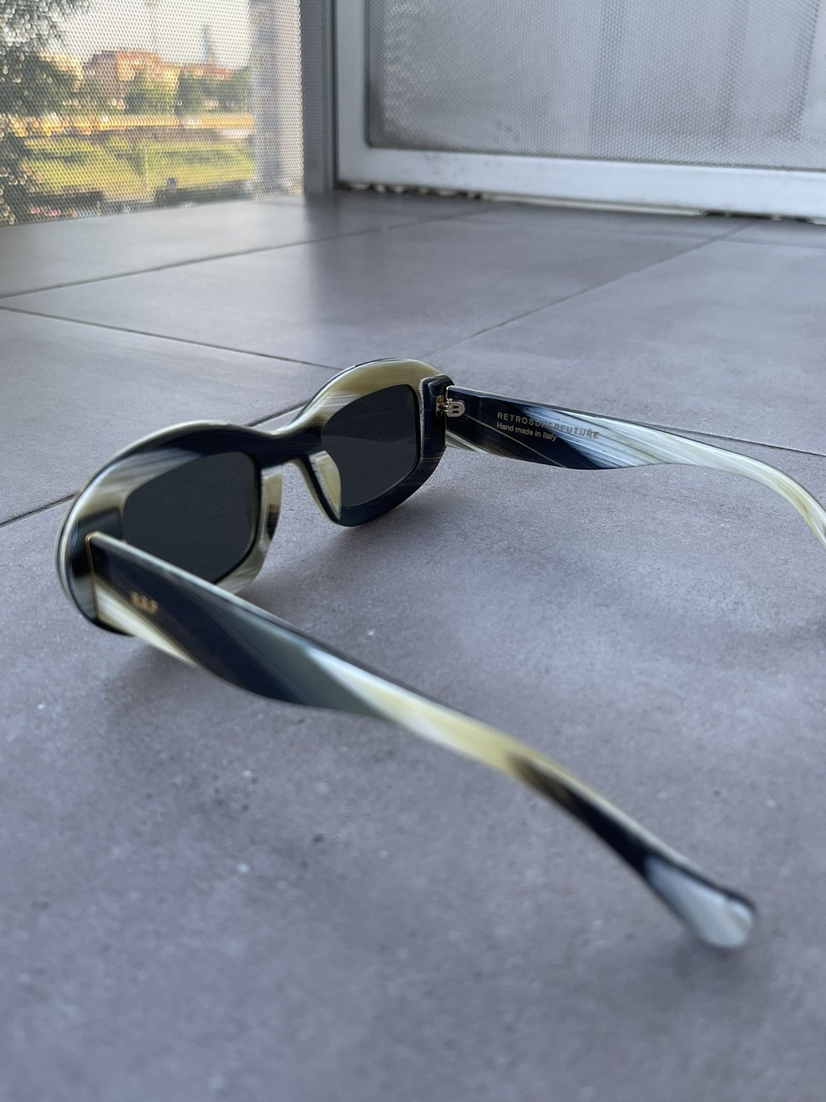 Retrosuperfuture !DS! SS23 Retrosuperfuture Totto Corno Oval Sunglasses Size ONE SIZE - 7 Thumbnail