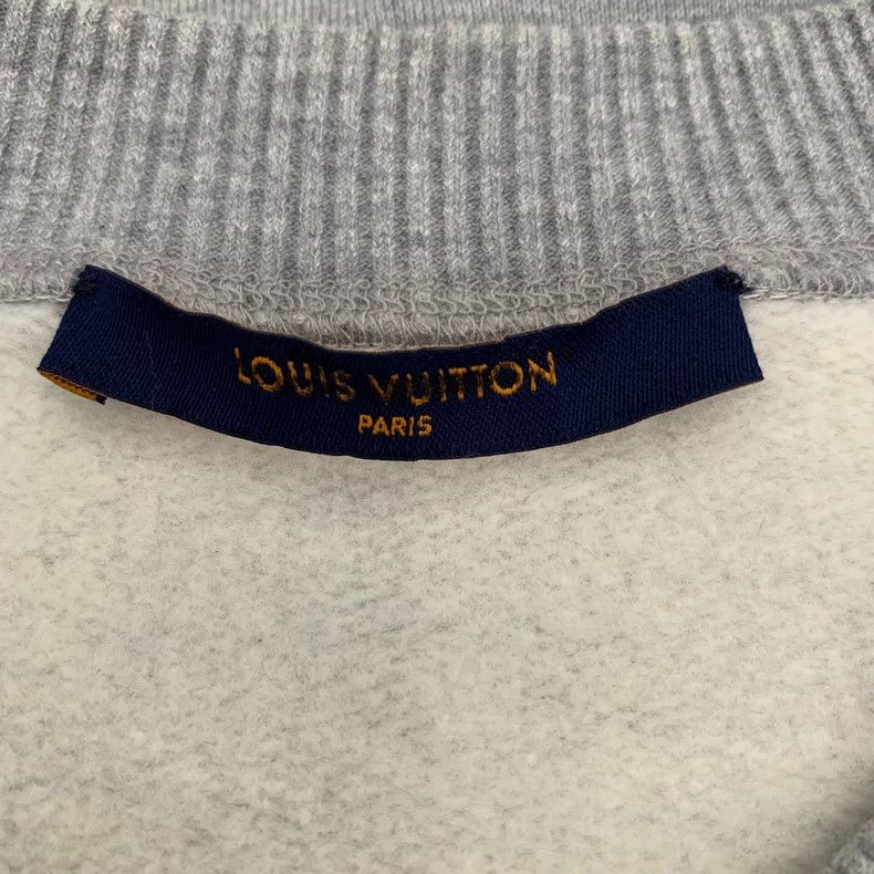 Louis Vuitton Louis Vuitton Grey neon character printed cotton crewneck Size US L / EU 52-54 / 3 - 5 Thumbnail