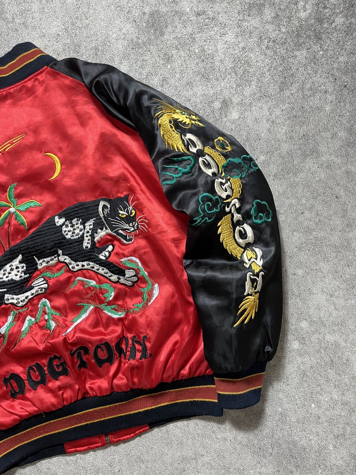 Dogtown ⚡️Rare⚡️ Vintage Dogtown Black Panther Dragon Souvenir Jacket Size US M / EU 48-50 / 2 - 3 Thumbnail