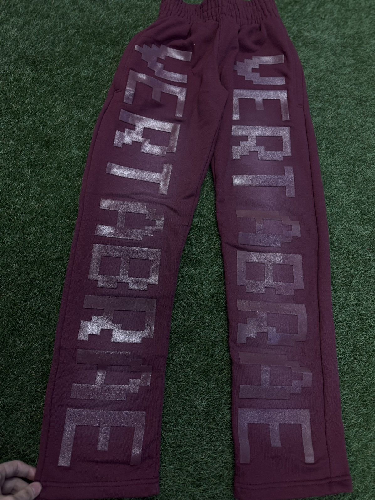 Vertabrae Vertabrae Sweatpants Burgundy Size Small (NEW) Size US 30 / EU 46 - 4 Thumbnail