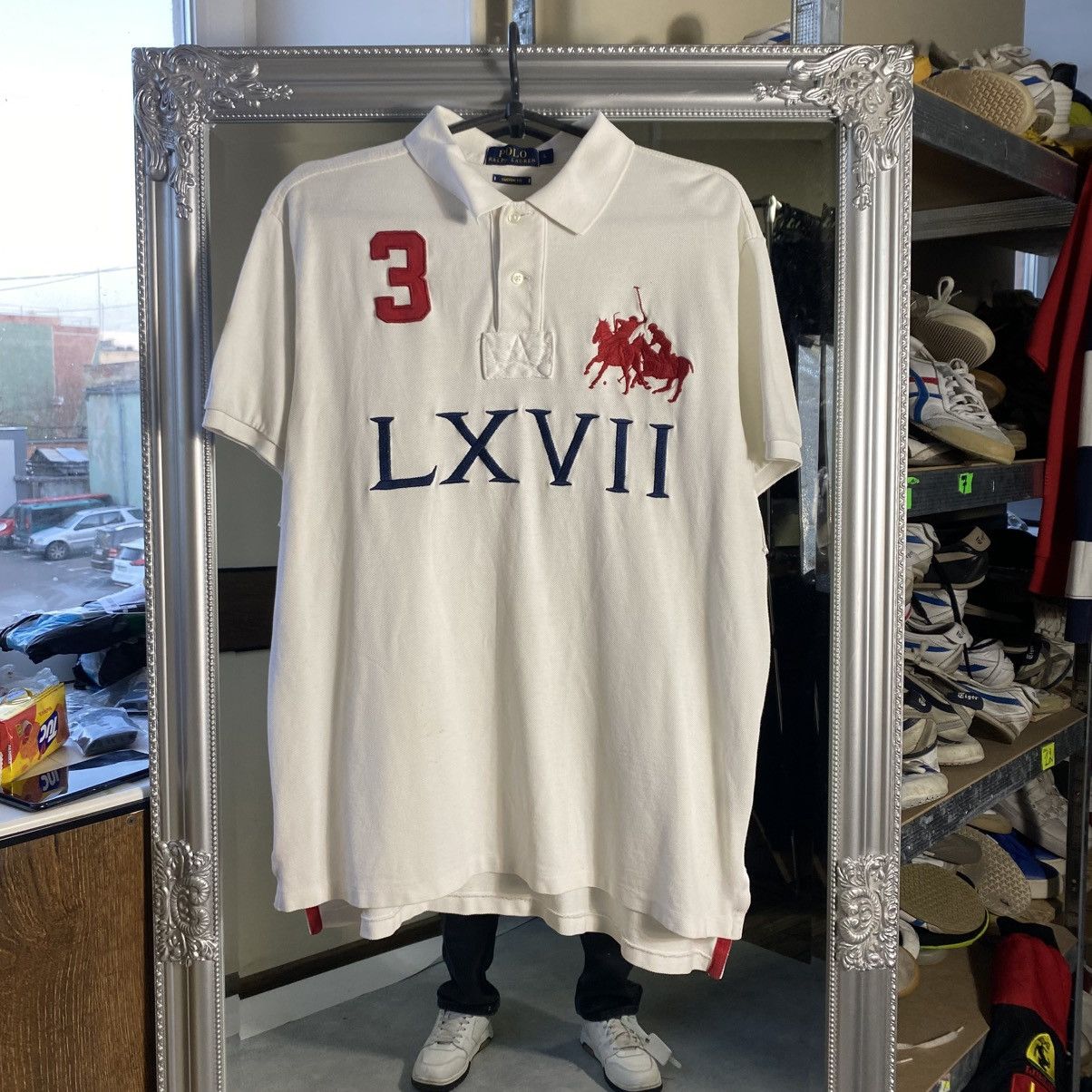 Polo Ralph Lauren Polo Ralph Lauren polo 3 Chief Keef big logo Size US L / EU 52-54 / 3 - 1 Thumbnail