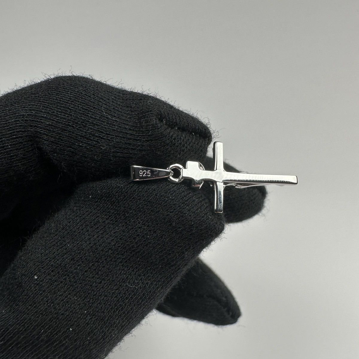 Jewelry Solid .925 Sterling Silver Rope Chain And Cross Set 2mm 18” Size ONE SIZE - 9 Thumbnail