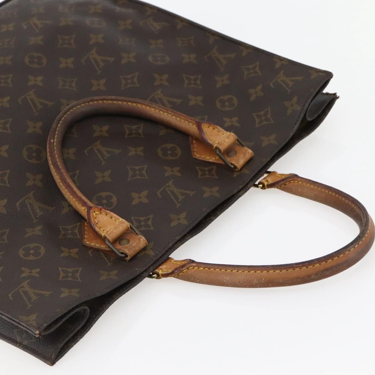 Louis Vuitton LOUIS VUITTON Monogram Sac Plat Hand Bag M51140 Size ONE SIZE - 6 Thumbnail