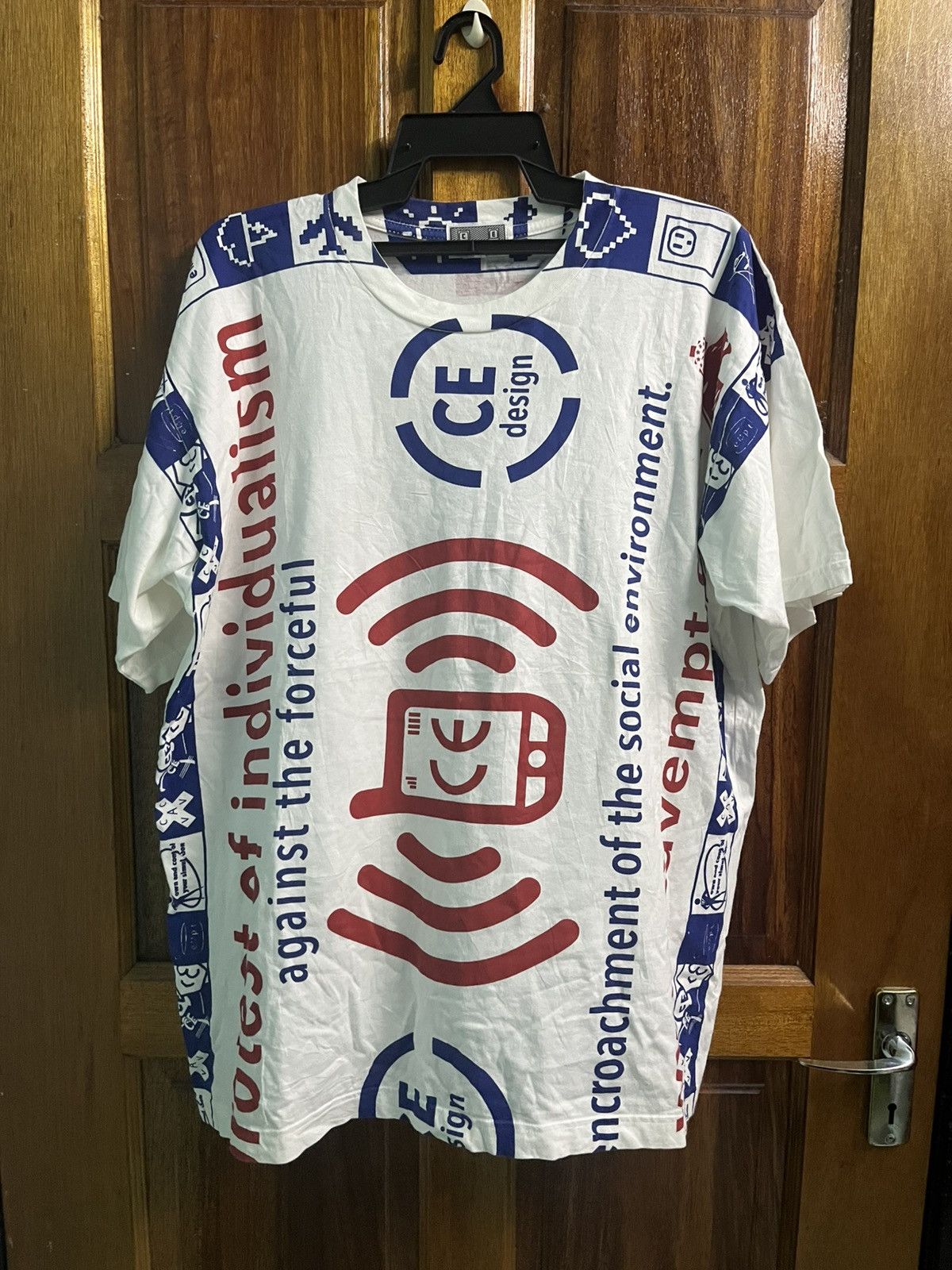 Cav Empt Cav Empt “Individualism” Big T Shirt 2018SS Collection Store Size US L / EU 52-54 / 3 - 1 Thumbnail
