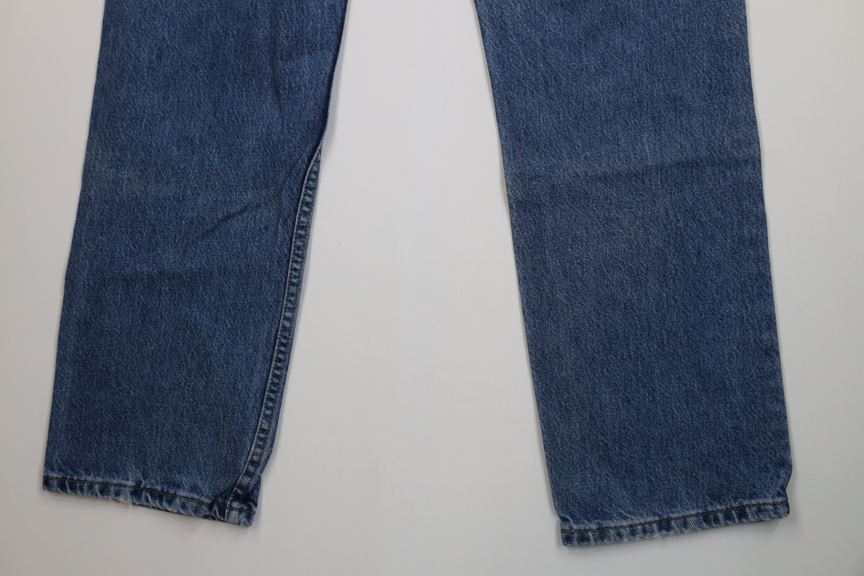 Lee Vintage Y2K Lee Straight Leg Denim Jeans Blue Cotton Size US 33 - 14 Thumbnail