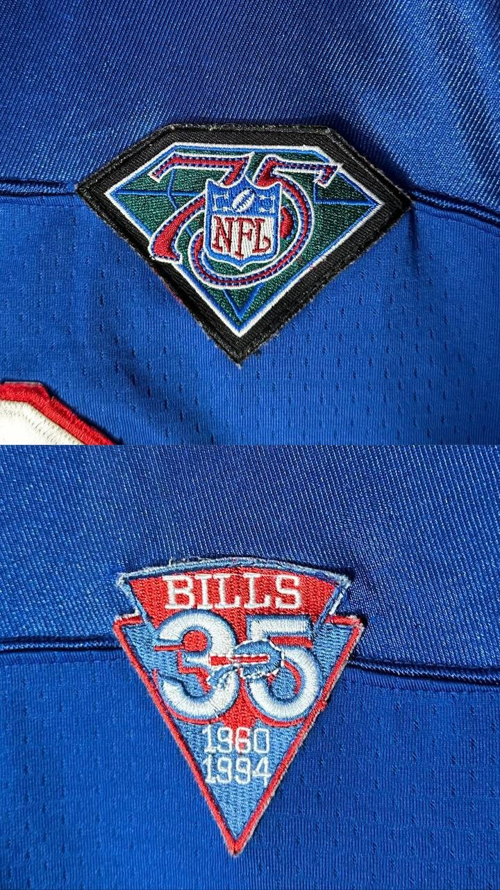 NFL Jim Kelly 1994 Mitchell Ness Buffalo Bills Throwback Jersey Size US M / EU 48-50 / 2 - 4 Thumbnail
