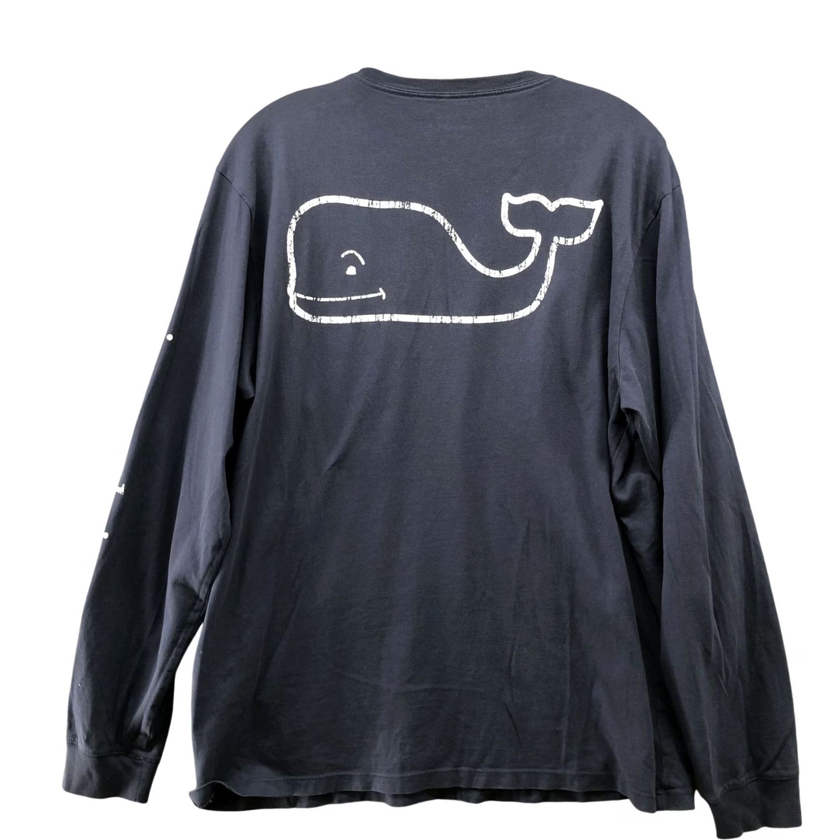 Vineyard Vines Vineyard Vines Long Sleeve T Shirt Mens M Whale Pocket Tee Crewneck Navy Blue Size US M / EU 48-50 / 2 - 2 Thumbnail