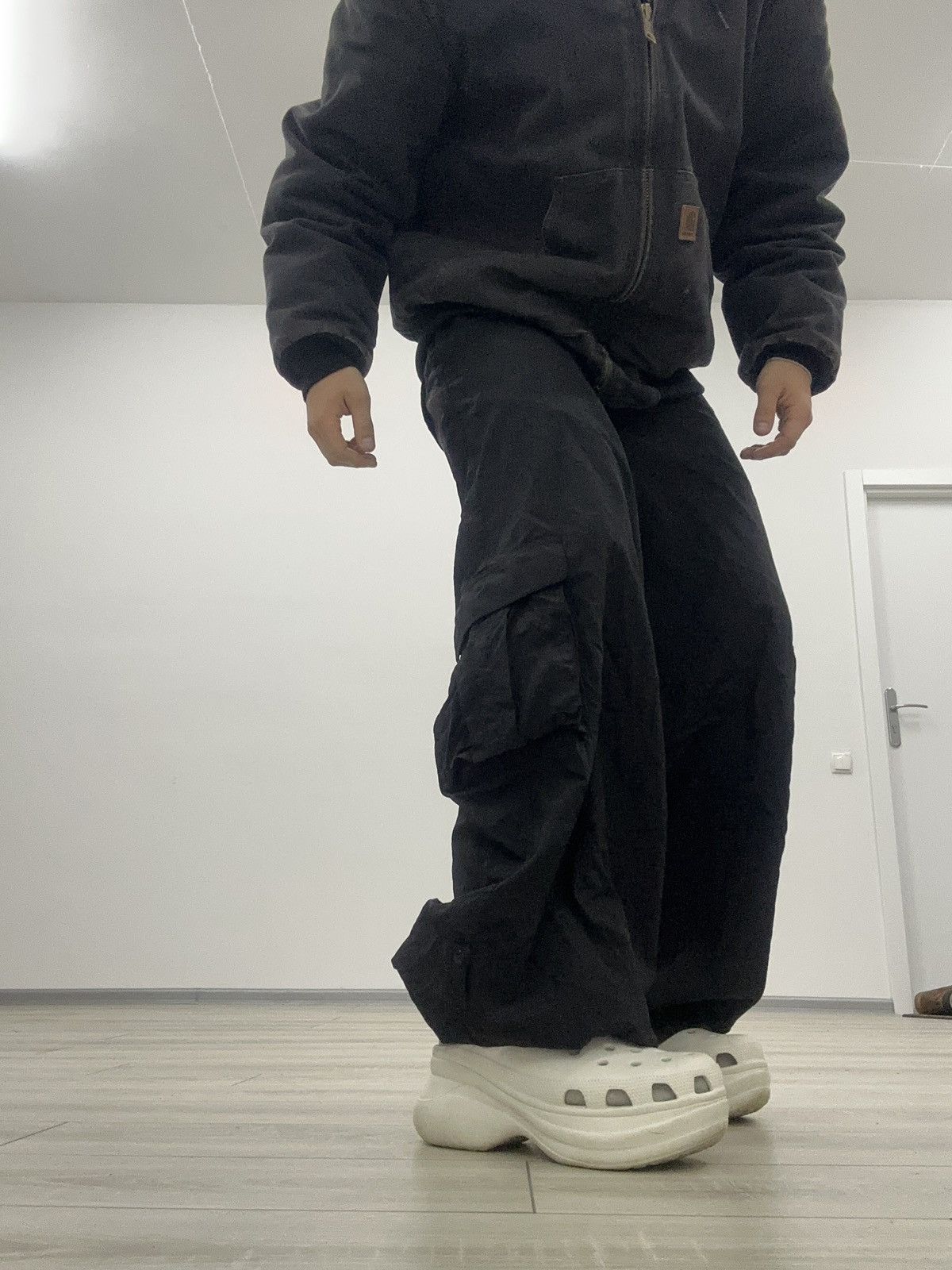 Japanese Brand Baggy Nylon Parachute Pants Maharishi Style Size US 32 / EU 48 - 2 Thumbnail