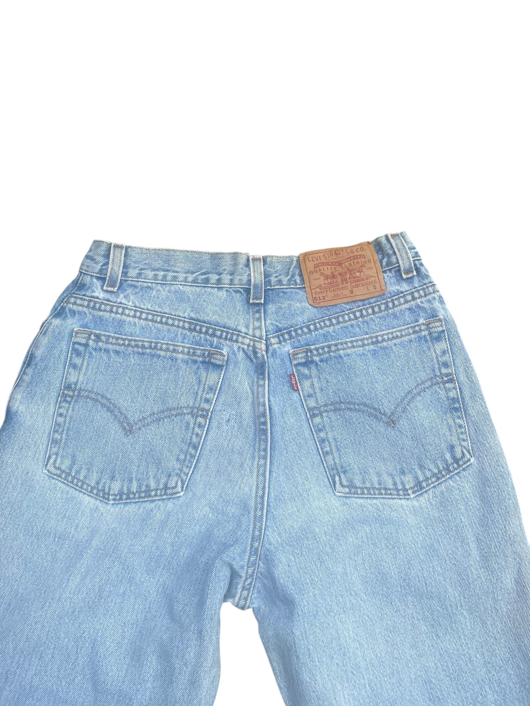 Levi's Vintage Levis 512 Faded Wash Denim Size US 30 / EU 46 - 4 Thumbnail