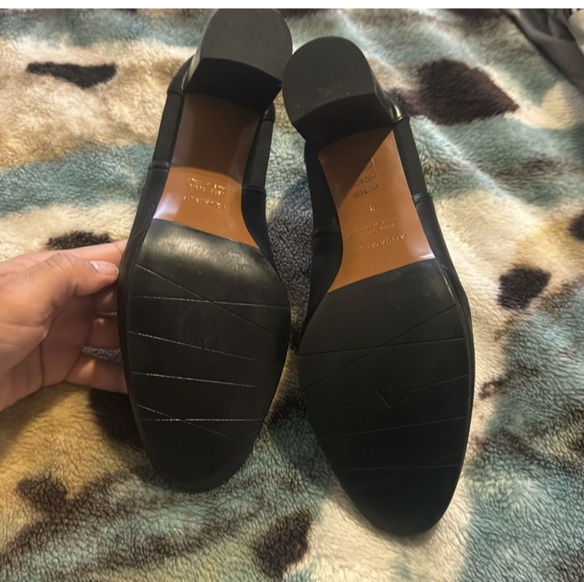 Aquatalia Aquatalia Womens Valena Nappa Stretch Black Booties Size US 8 / IT 38 - 2 Thumbnail
