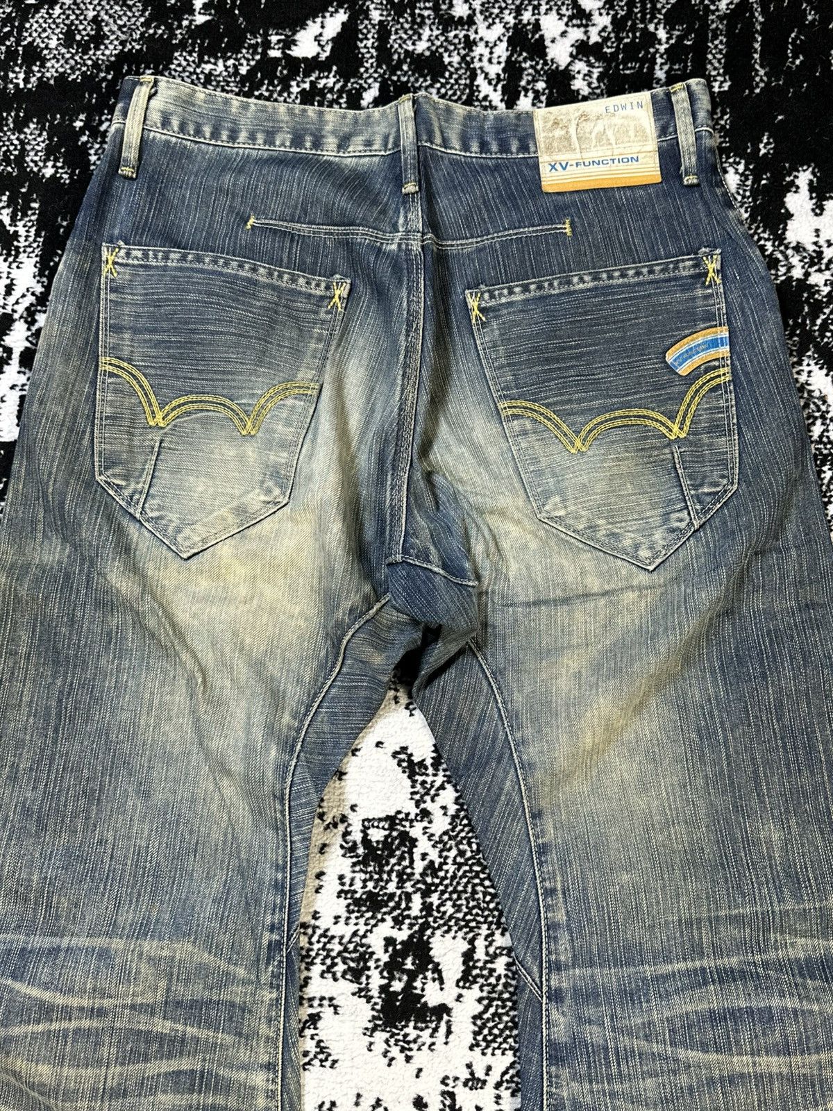 Kapital Edwin XV Function Baggy Mud Wash Denim Size US 30 / EU 46 - 12 Thumbnail