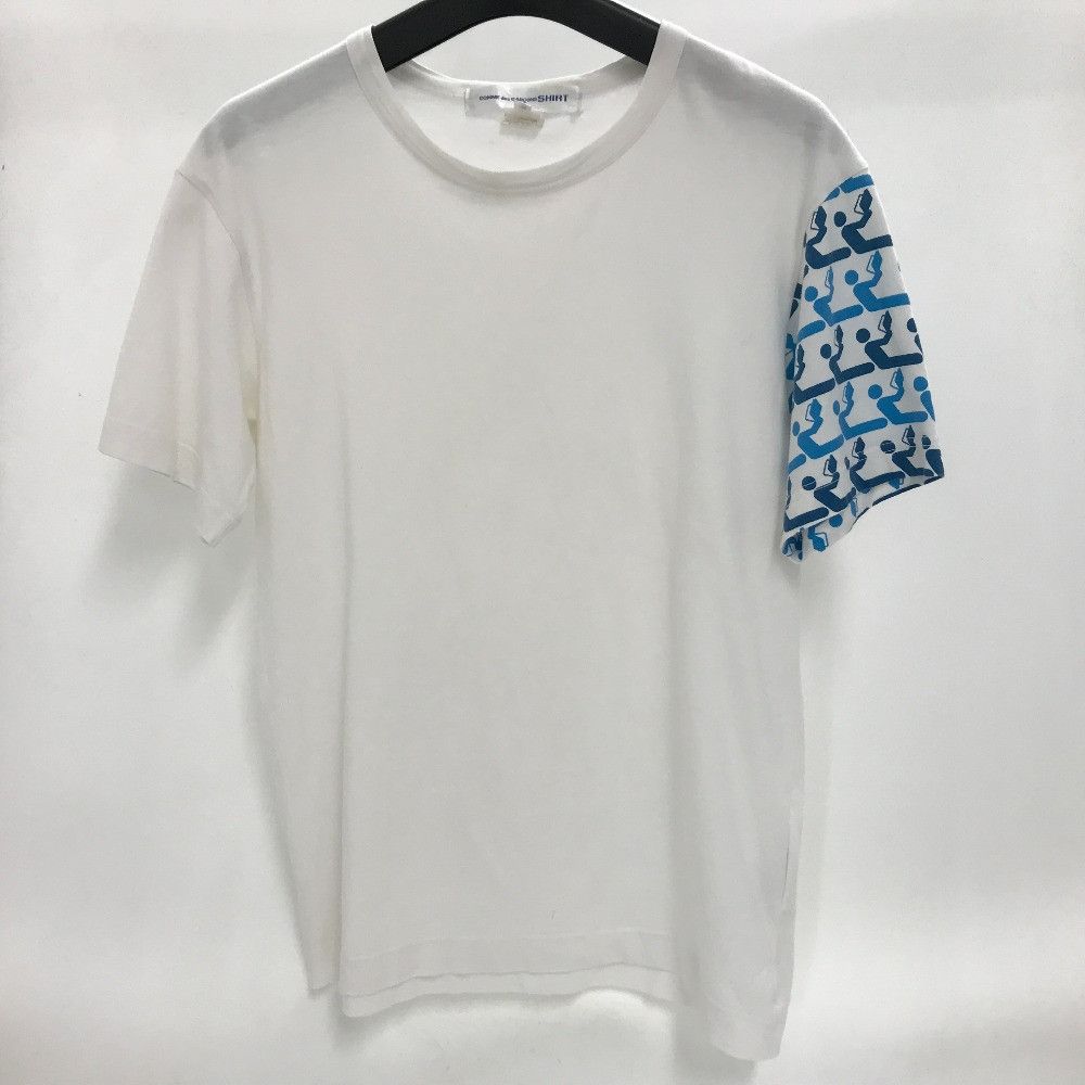 Comme des Garcons Short Sleeve Sleeve Switch Printed Tshirt White Size US S / EU 44-46 / 1 - 1 Thumbnail