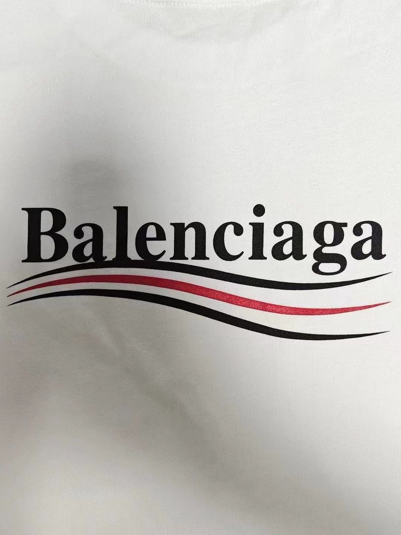 Balenciaga Cola Wave White Short Sleeve-2506
