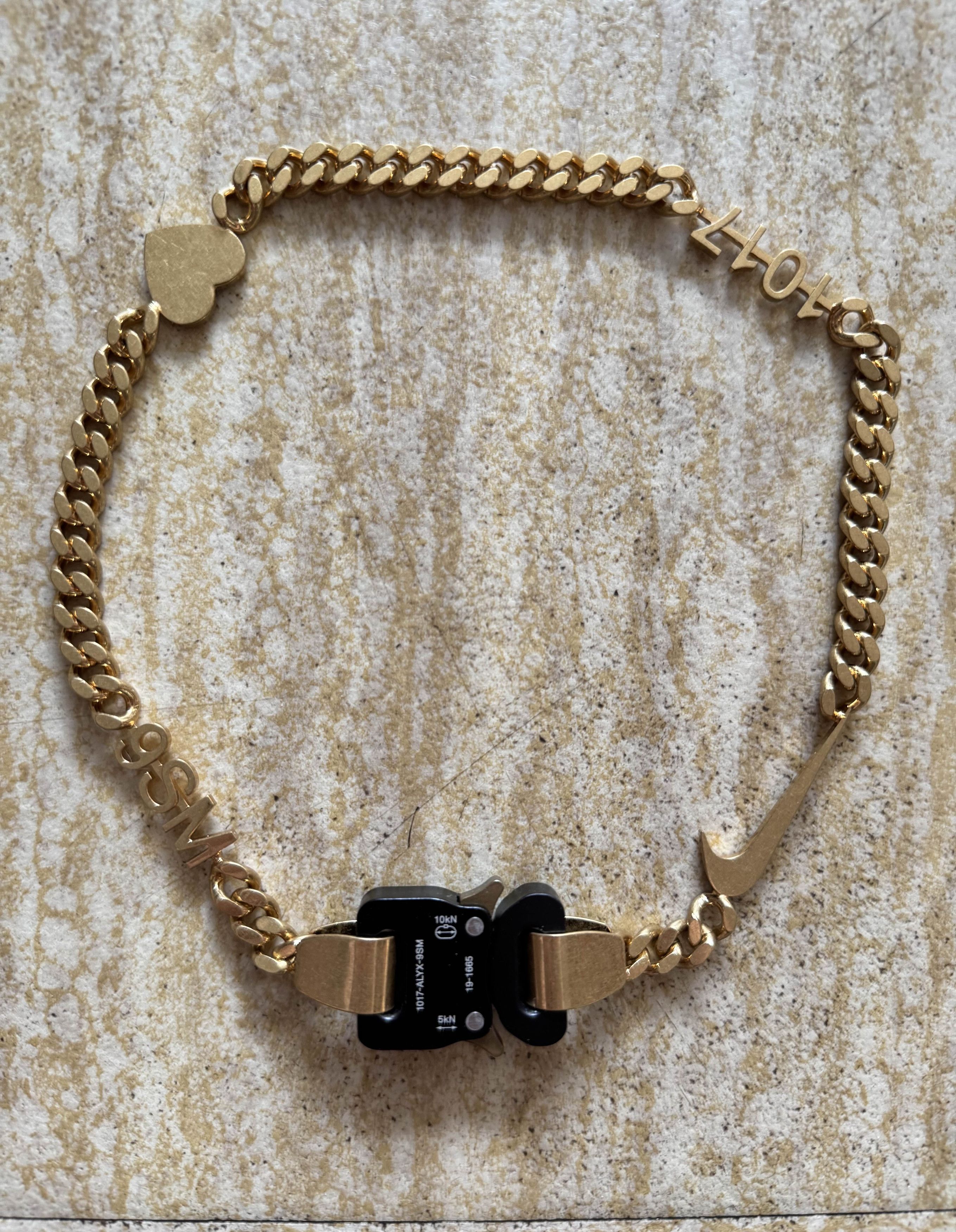 1017 ALYX 9SM × Alyx × Nike Alyx Hero Chain 001 Necklace