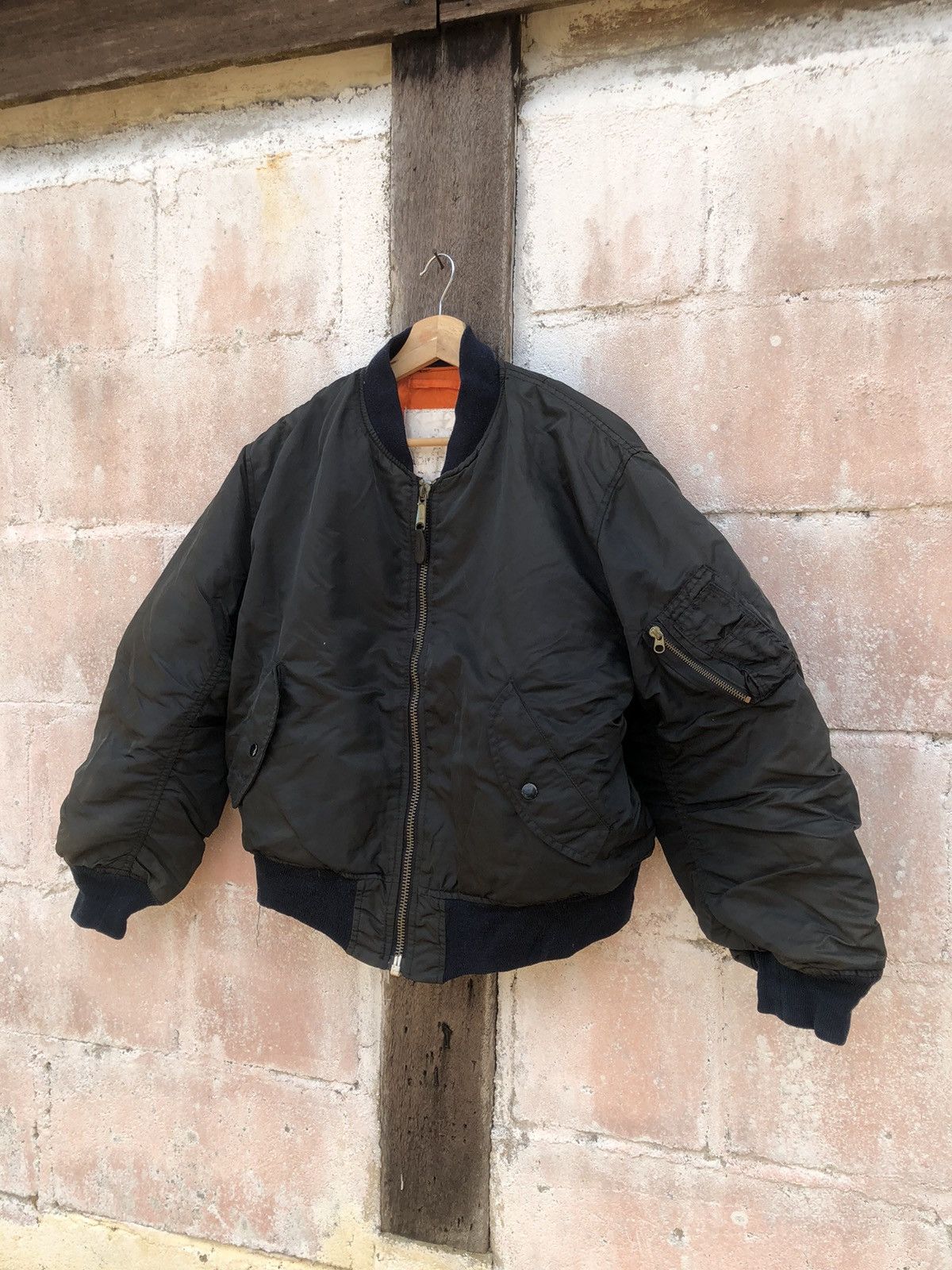 Other Bomber Jacket Flying Ma 1 Black Color Size US L / EU 52-54 / 3 - 3 Thumbnail