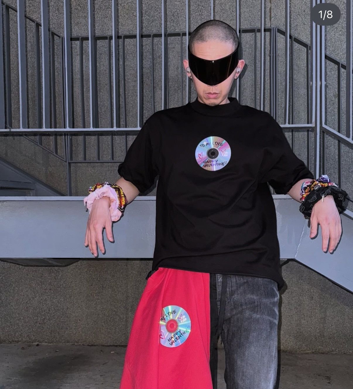 Balenciaga 25ss Balenciaga / 360 degrees Mask Sunglasses