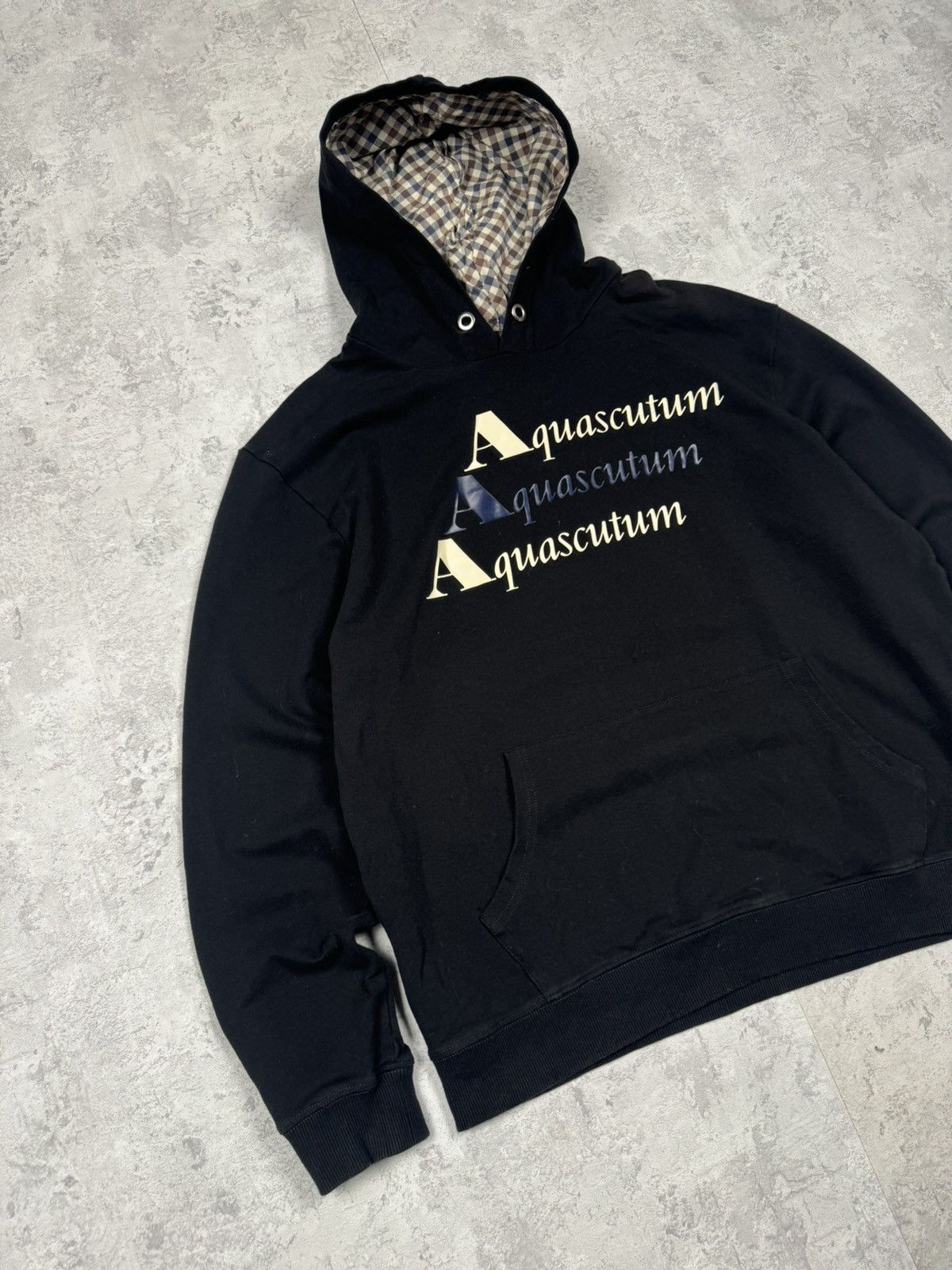 Aquascutum Aquascutum Hoodie Big Logo Size XXL Size US XXL / EU 58 / 5 - 2 Thumbnail