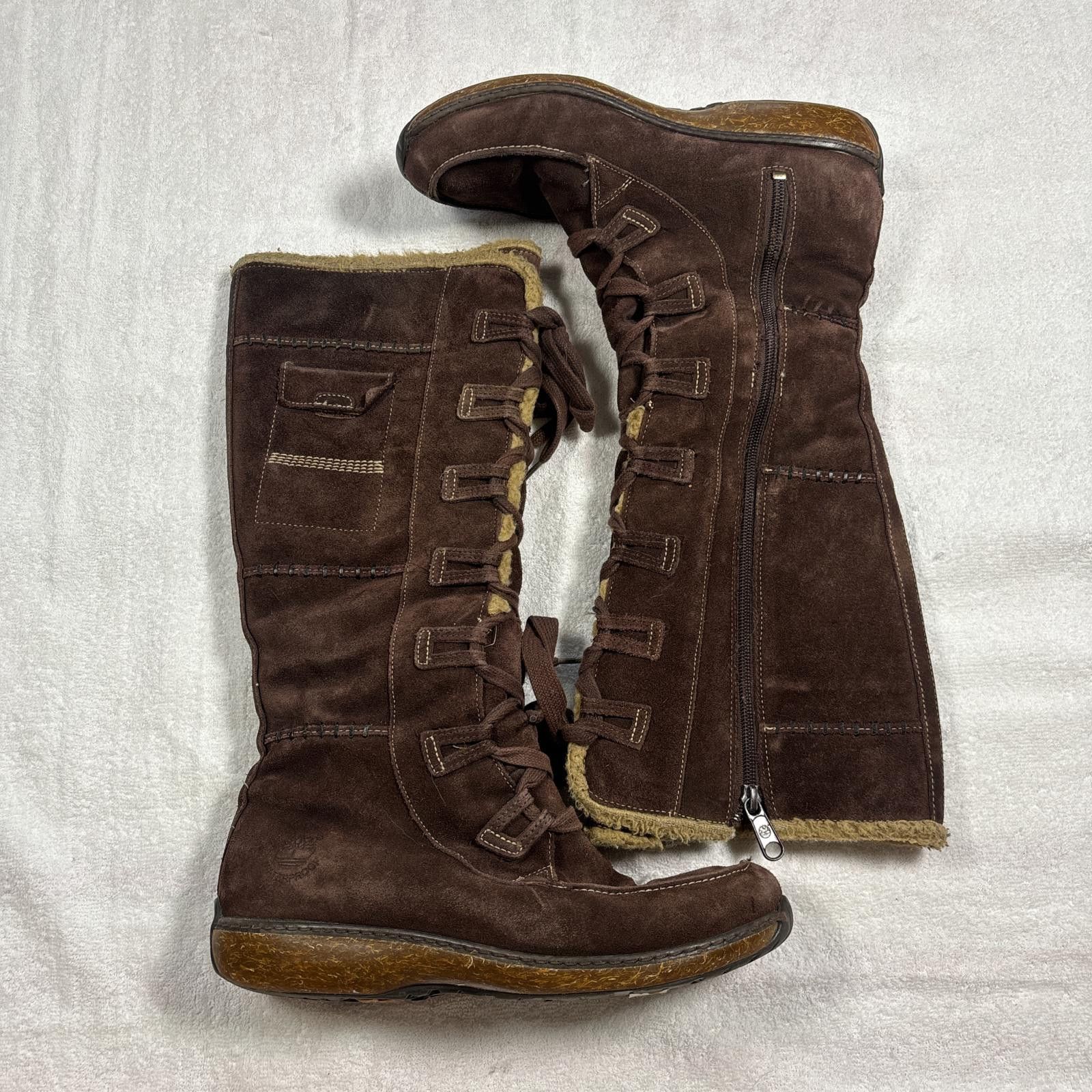 Timberland vintage timberland suede snow fur boots Size ONE SIZE - 1 Thumbnail