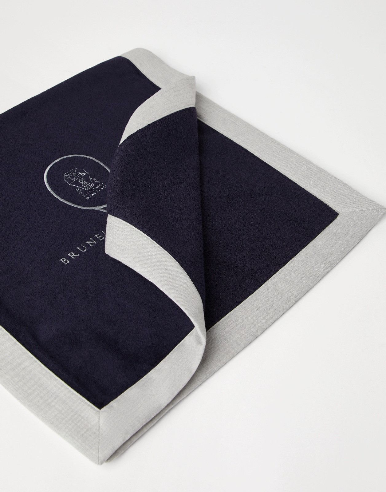 Brunello Cucinelli o1la1rc1a0326 Size: OS / Beach Towel in Blue Size ONE SIZE - 1 Thumbnail