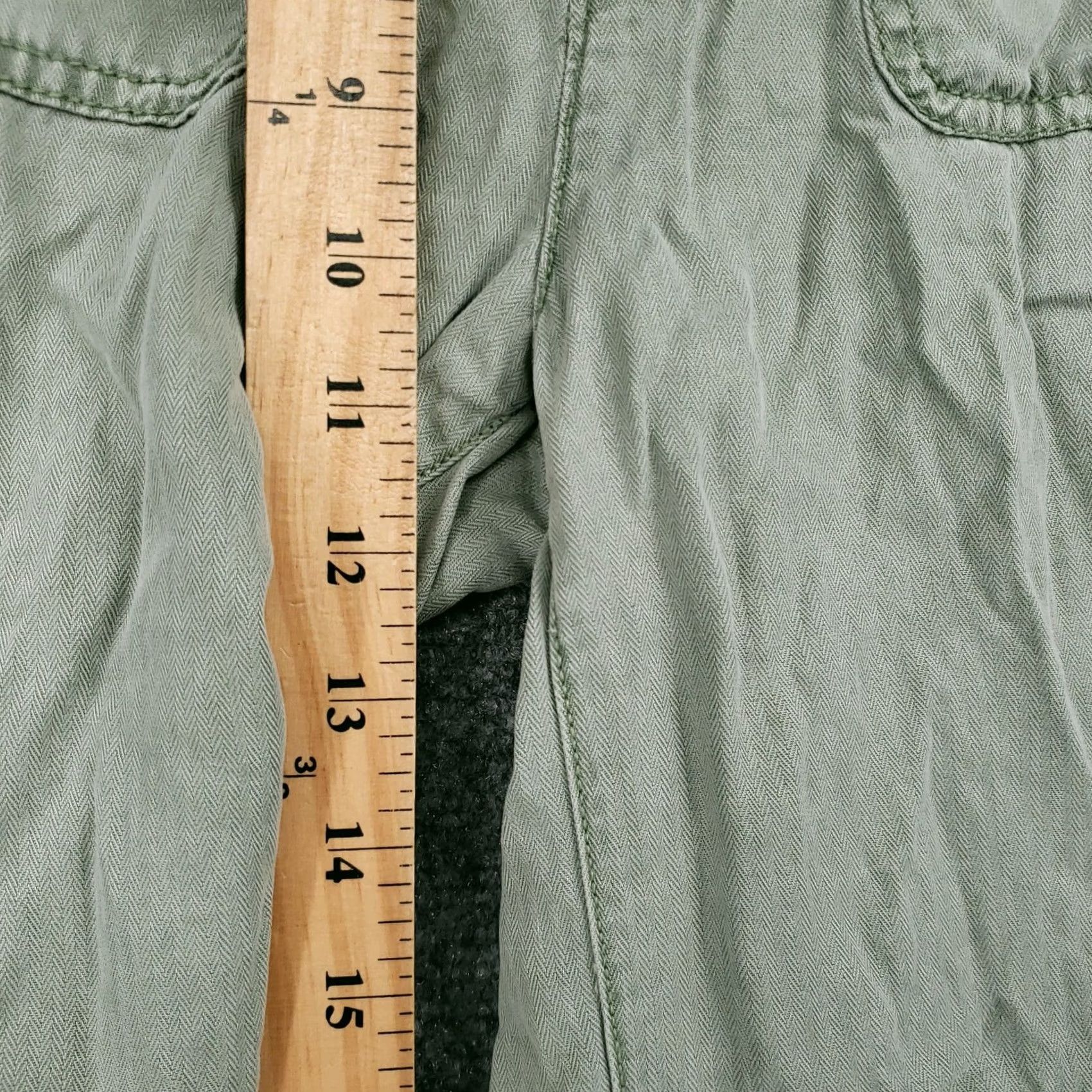 Cynthia Rowley Cynthia Rowley Pants Womens 2 Green Lyocell Wide-Leg High Rise Elastic Waist Shoes? Size 26" / US 2 / IT 38 - 6 Thumbnail