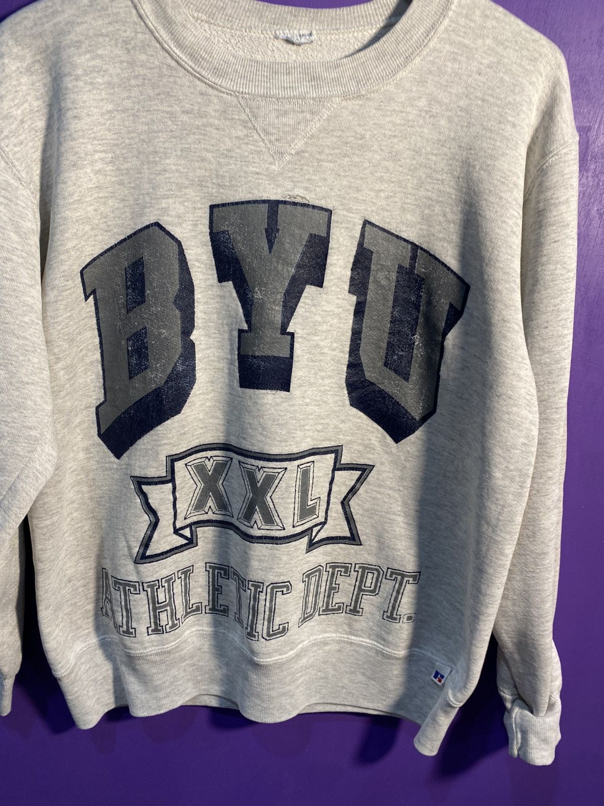Other Vintage 90s BYU athletic dept spellout crewneck Size US M / EU 48-50 / 2 - 3 Thumbnail