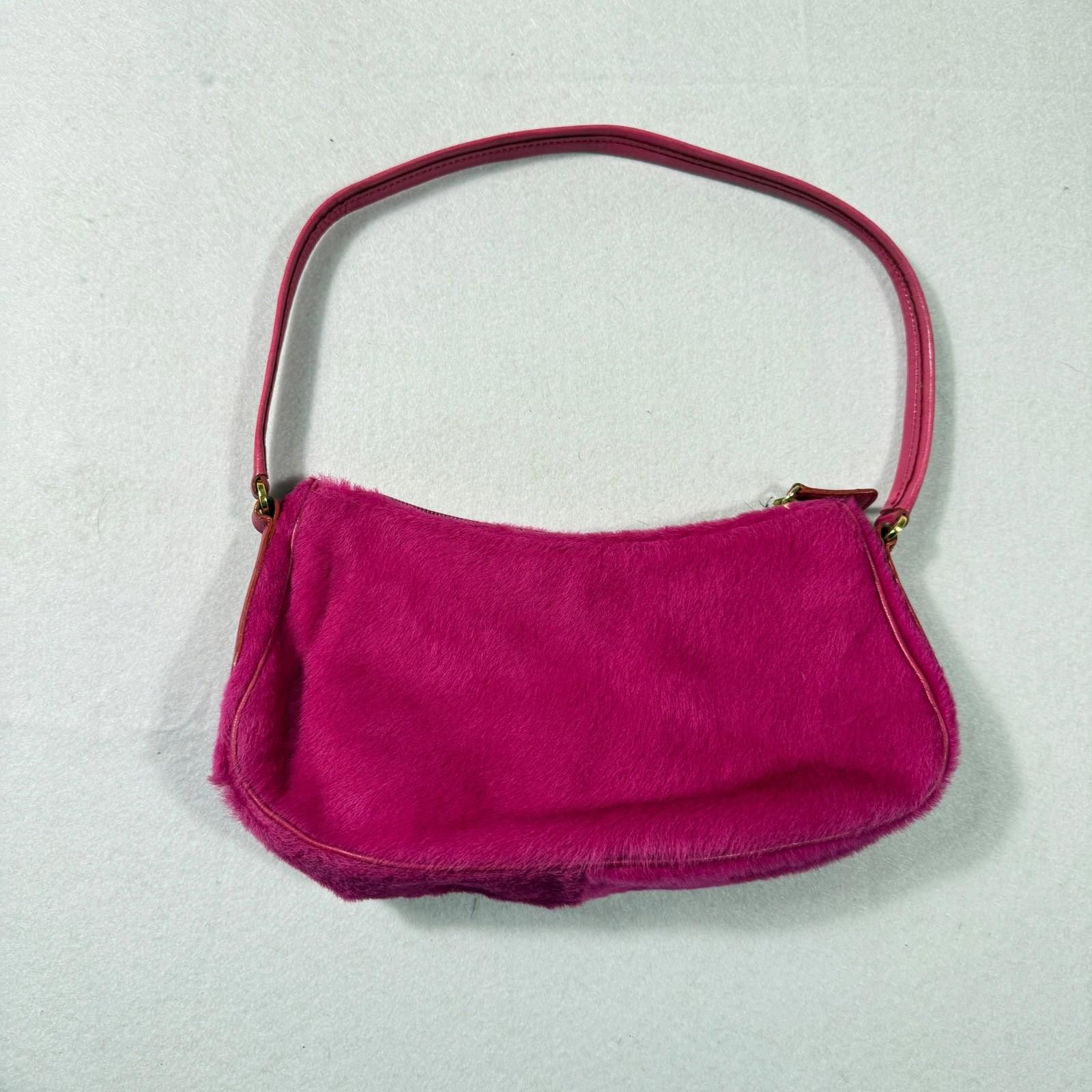 Escada Escada Baguette Pony Hair Pink Purse Handbag y2k 90's Size ONE SIZE - 4 Thumbnail