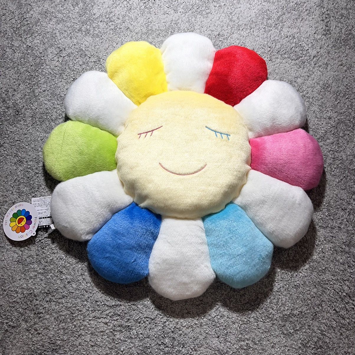 Takashi Murakami Takashi Murakami 60CM Rainbow White Cushion Plush Size ONE SIZE - 2 Thumbnail