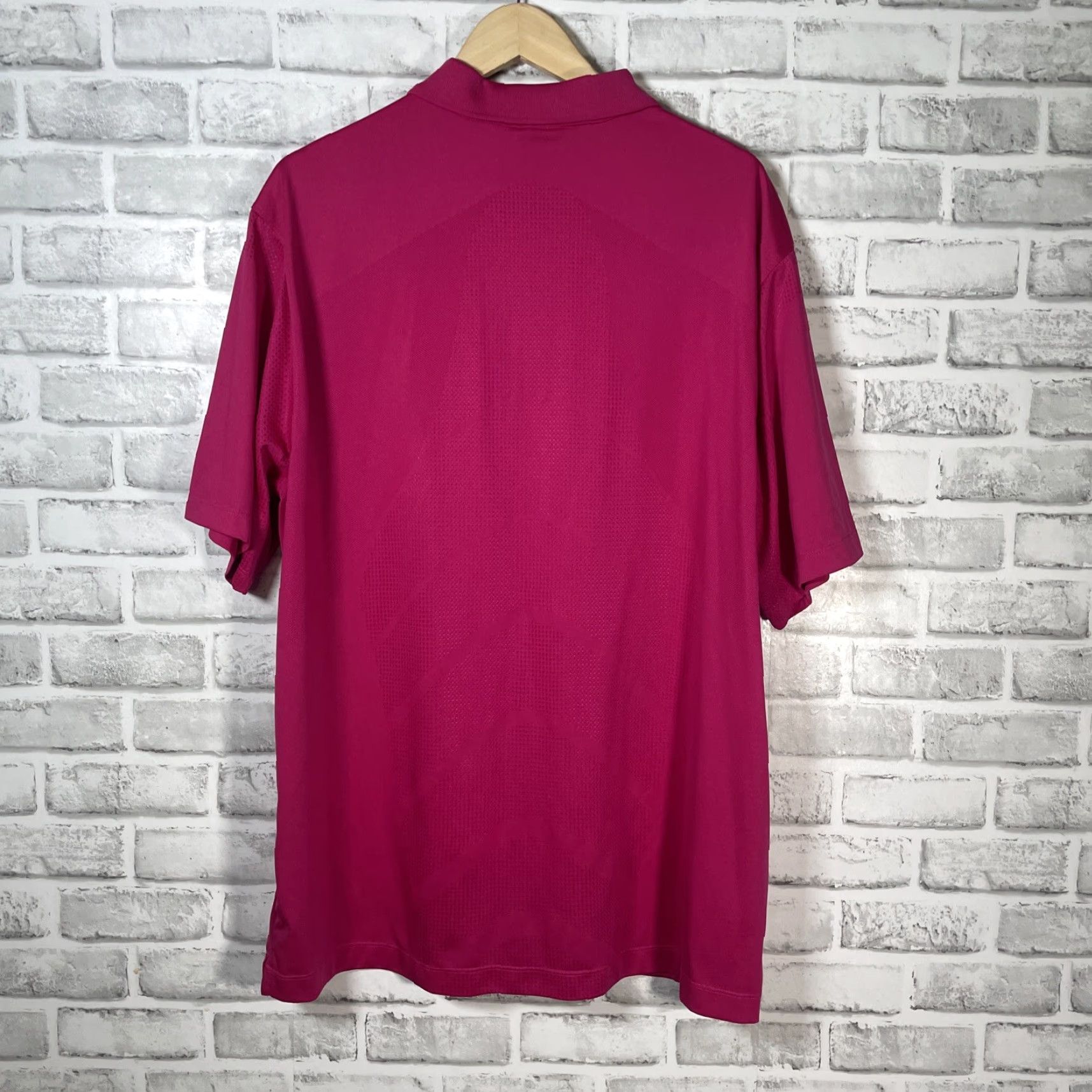 Nike Nike Golf Dri-Fit Magenta Golf Polo Mens XL Size Polo Magenta Nike Golf Mens XL Size US XL / EU 56 / 4 - 5 Thumbnail