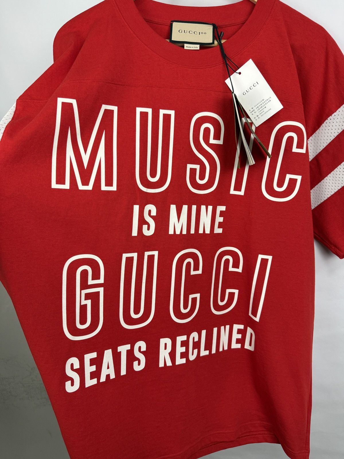 Gucci 🇮🇹 Gucci Gucci Music Is Mine T-Shirt Sony Music Made in Italy Size US XL / EU 56 / 4 - 10 Thumbnail