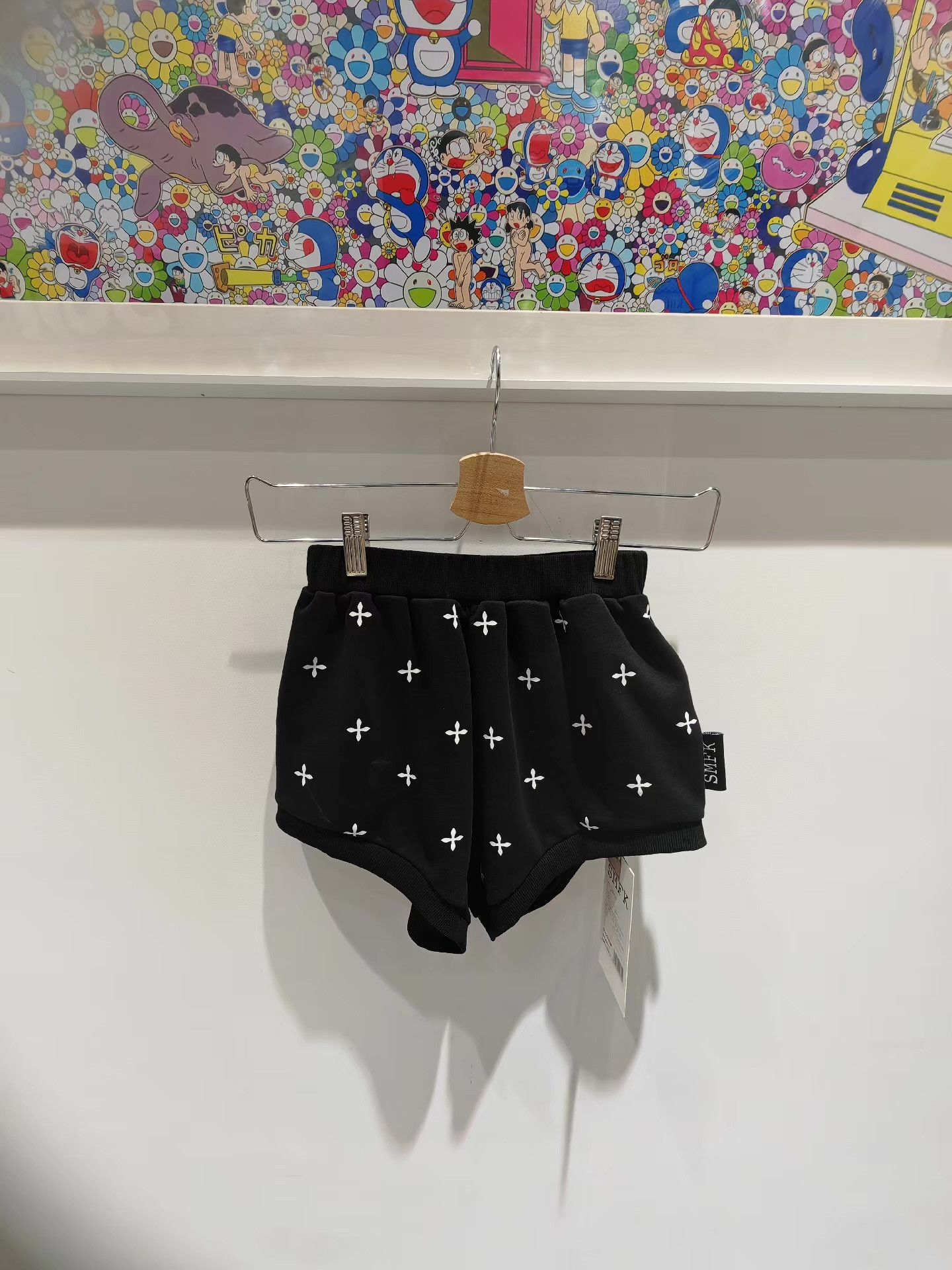 SMFK SMFK Cross Floral All-Over Print Sports Hot Shorts Q15 Size 36" / US 14 / IT 50 - 1 Thumbnail