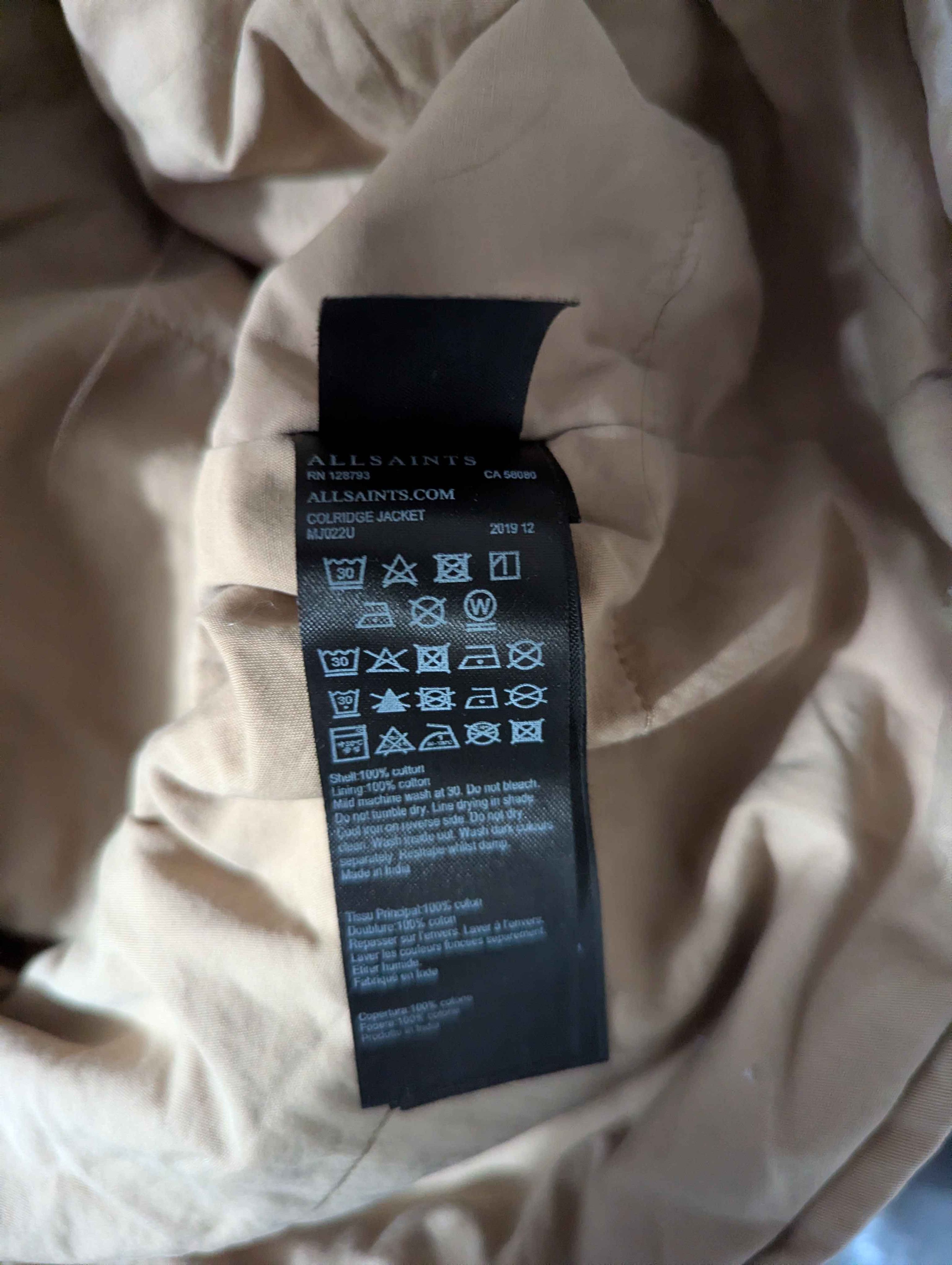 Allsaints Allsaints beige utility jacket Size US M / EU 48-50 / 2 - 6 Thumbnail