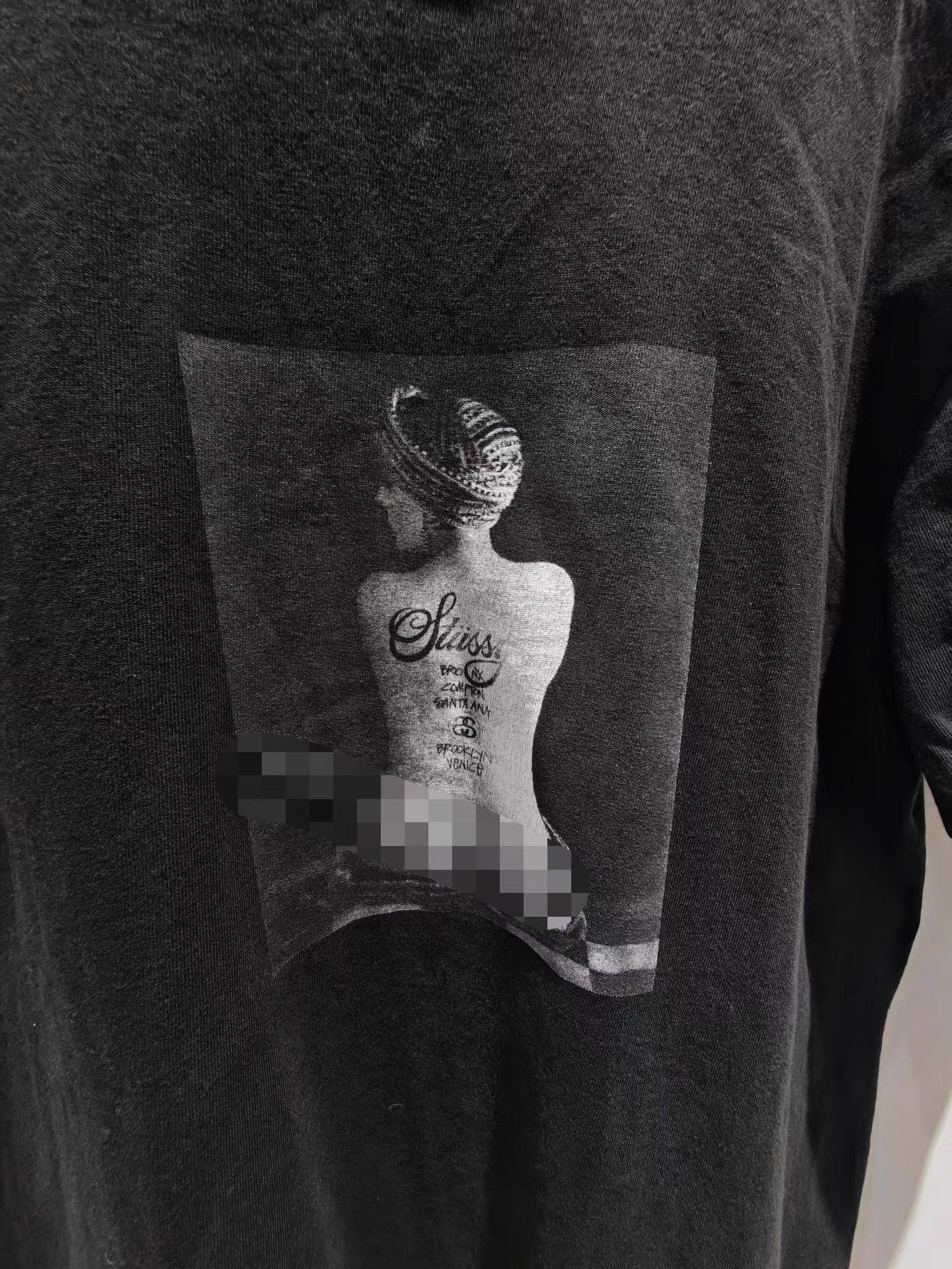 Stussy Stussy Vintage Figure Print Casual Short Sleeve Tee Q15 Size US M / EU 48-50 / 2 - 2 Thumbnail