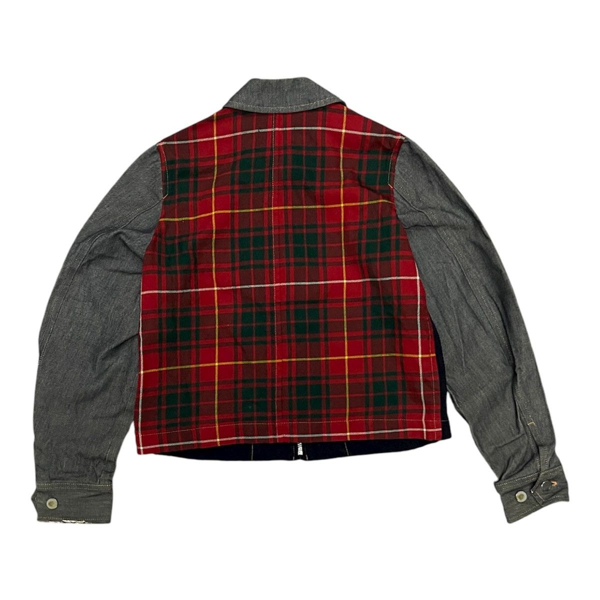 Comme des Garcons A/W 1999 COMME DES GARCONS TARTAN DENIM JACKET Size M / US 6-8 / IT 42-44 - 2 Thumbnail