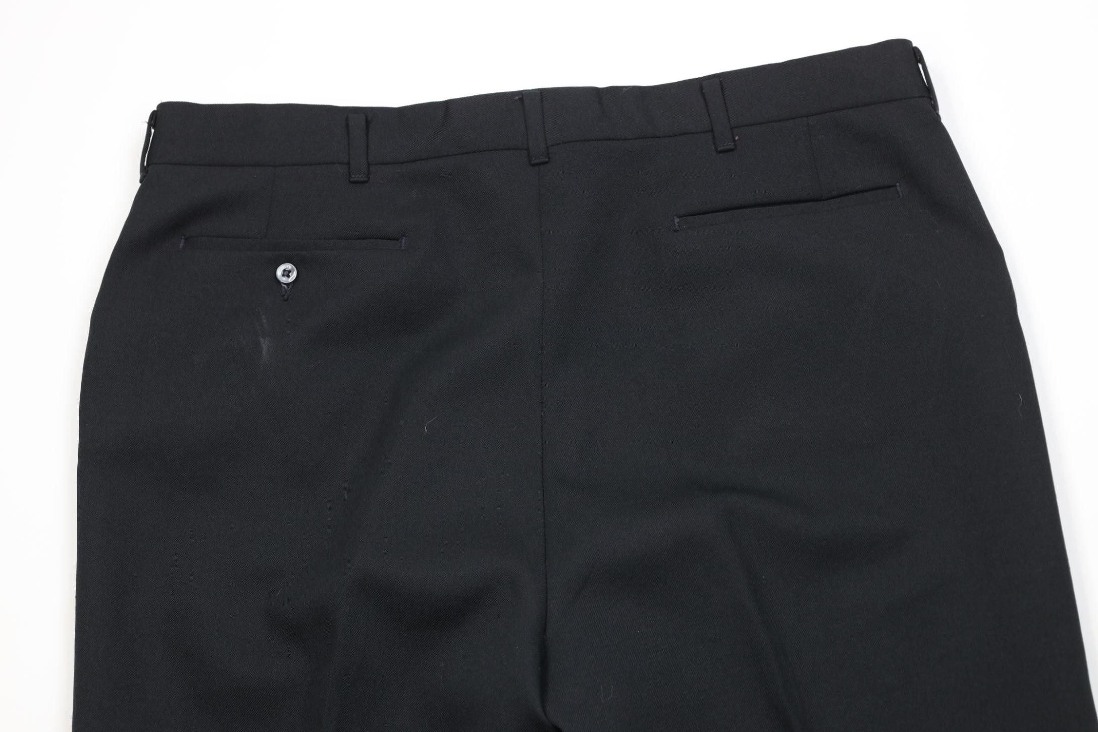Vintage Vintage 70s Streetwear Flared Wide Leg Chino Pants Black USA Size US 38 / EU 54 - 10 Thumbnail