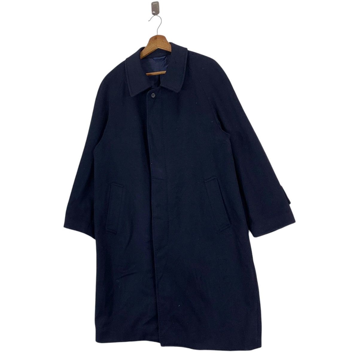 Designer VINTAGE WALTER PELLACCI PUGLIELLI ITALY WOOL OVERCOAT Size US M / EU 48-50 / 2 - 2 Thumbnail