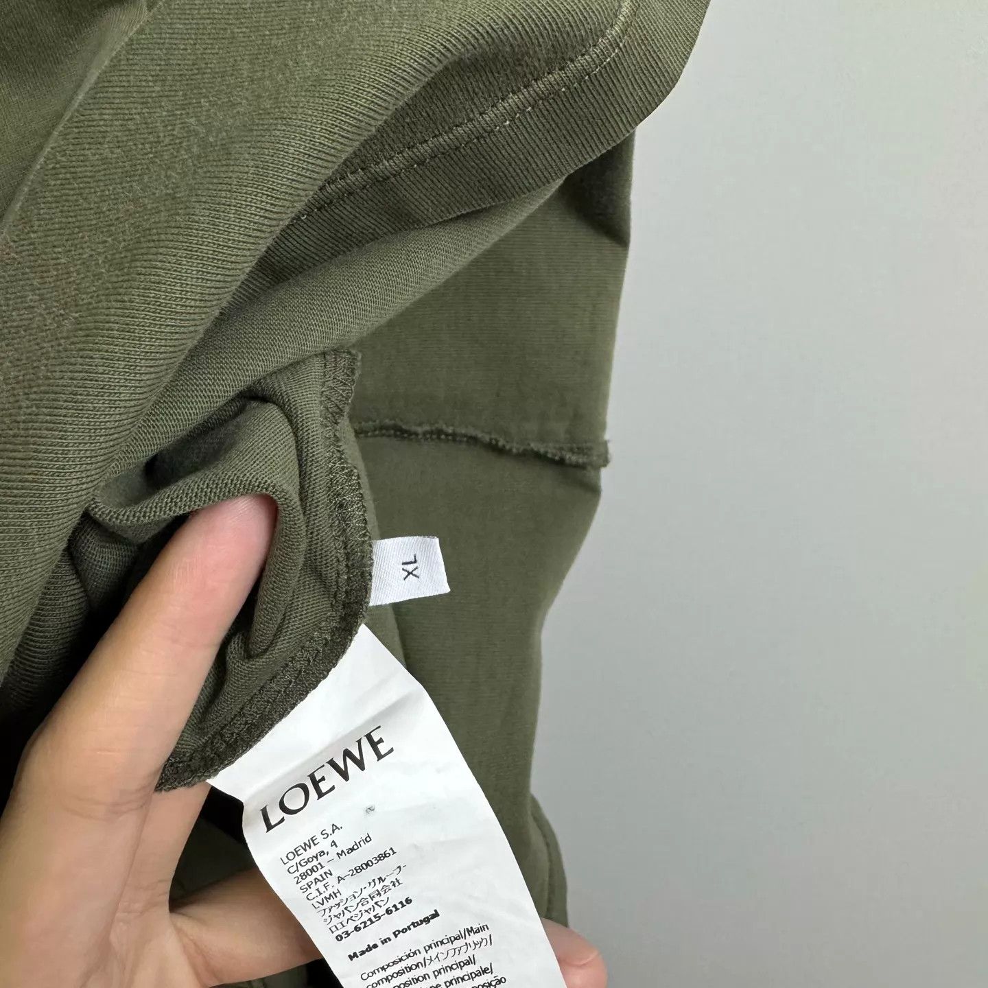 Loewe LOEWE SS26 Men's Green Short Sleeve XL 99 New Size US XL / EU 56 / 4 - 4 Thumbnail