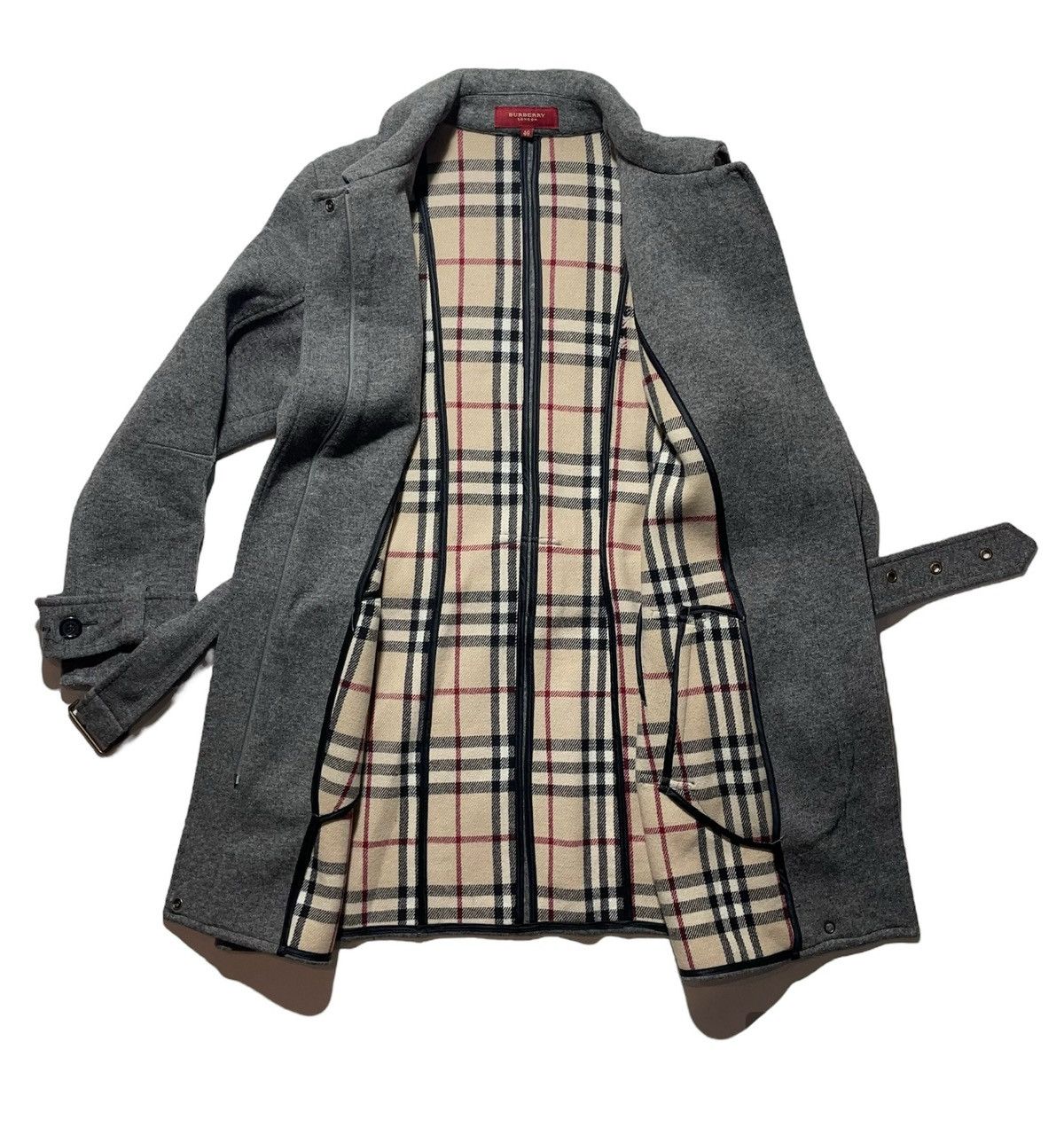 Burberry Vintage Burberry Women’s Wool Coat Size S / US 4 / IT 40 - 3 Thumbnail