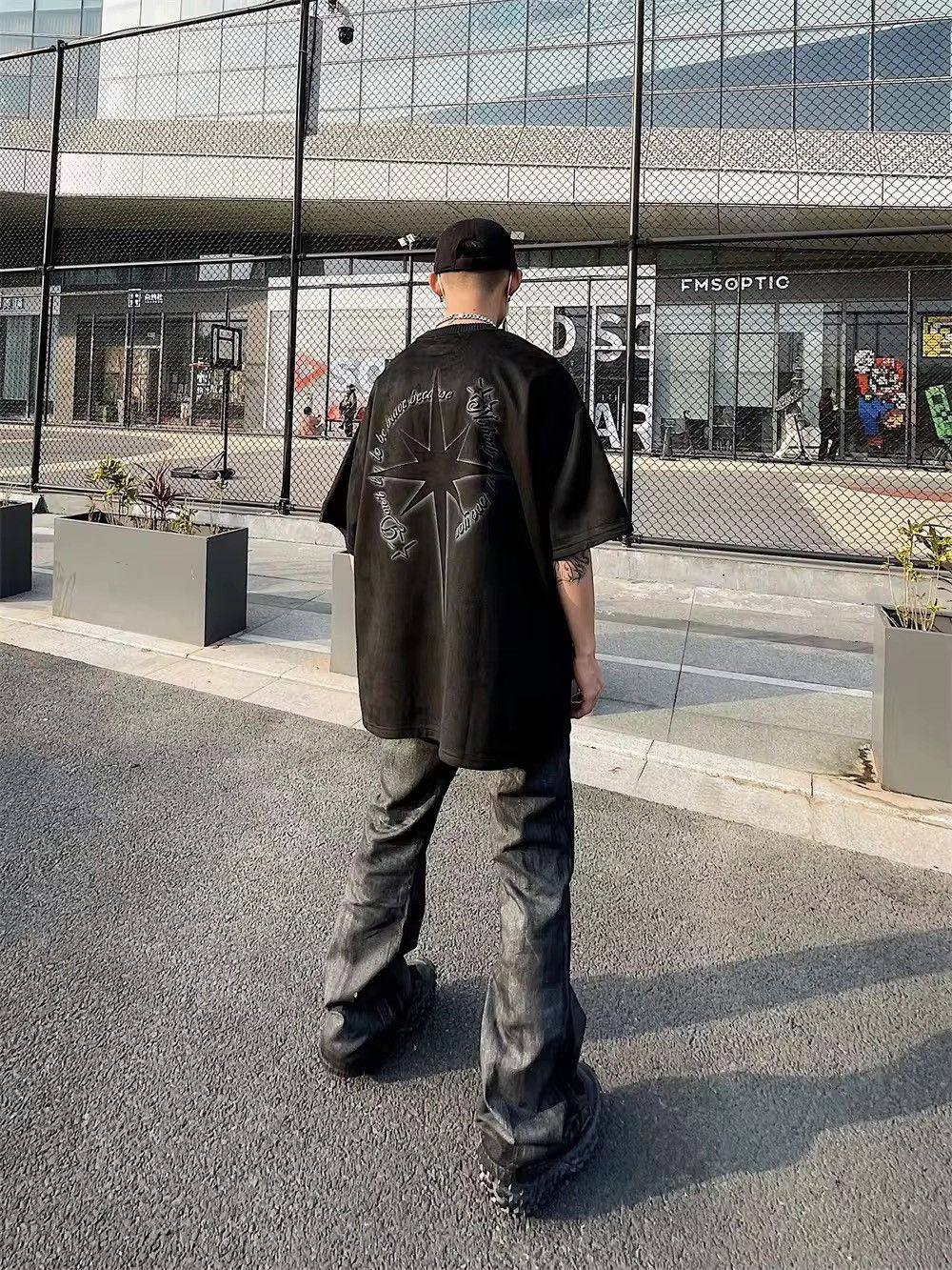 Japanese Brand Heavyweight washed and waxed micro flare jeans Size US 34 / EU 50 - 2 Thumbnail
