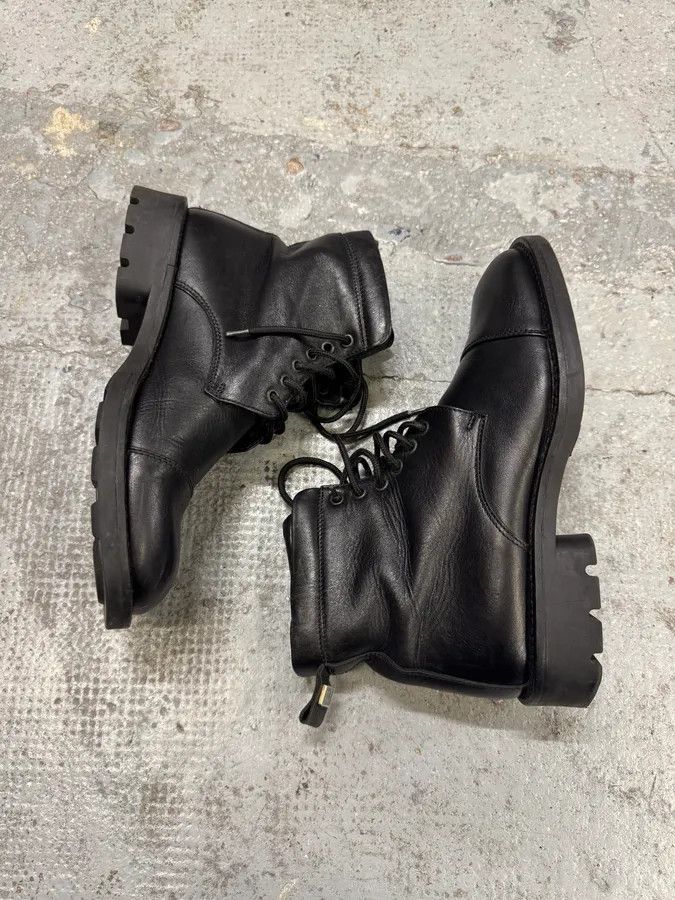 Versace Versace Black Leather High Boots Size US 9 / EU 42 - 7 Thumbnail