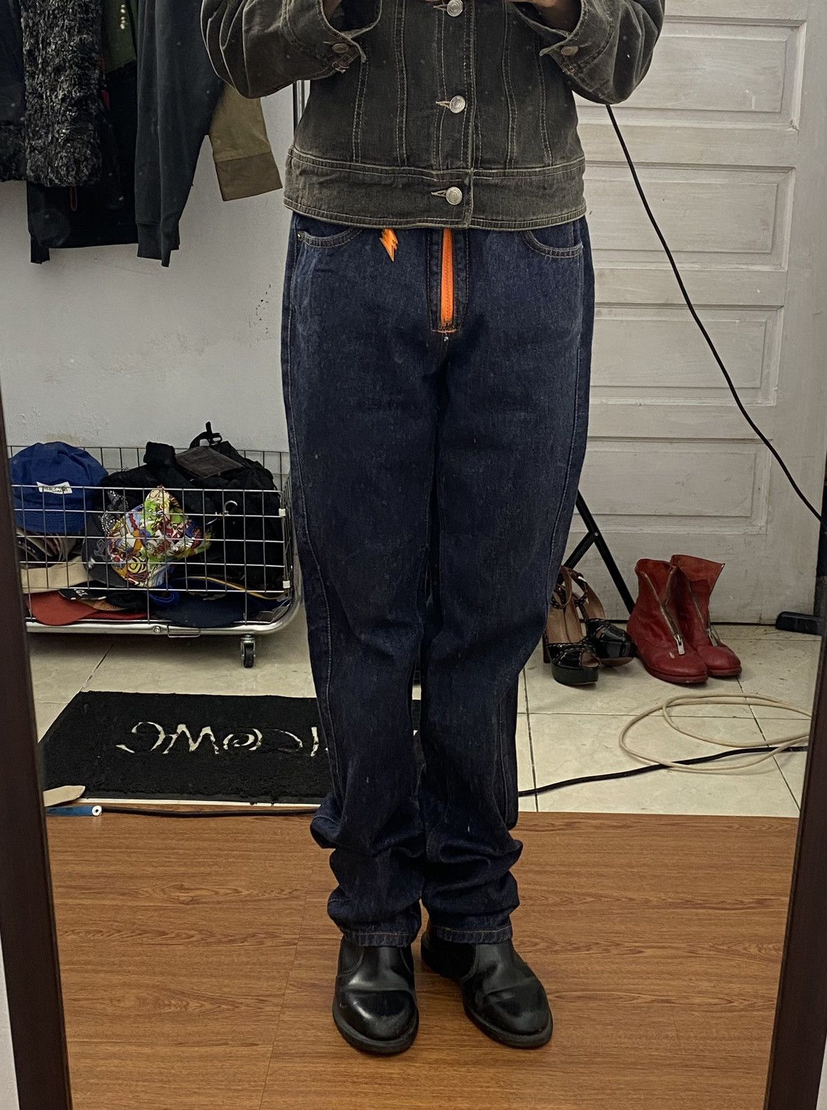 W&LT W&LT Kiss the future Denim pants Size US 30 / EU 46 - 3 Thumbnail