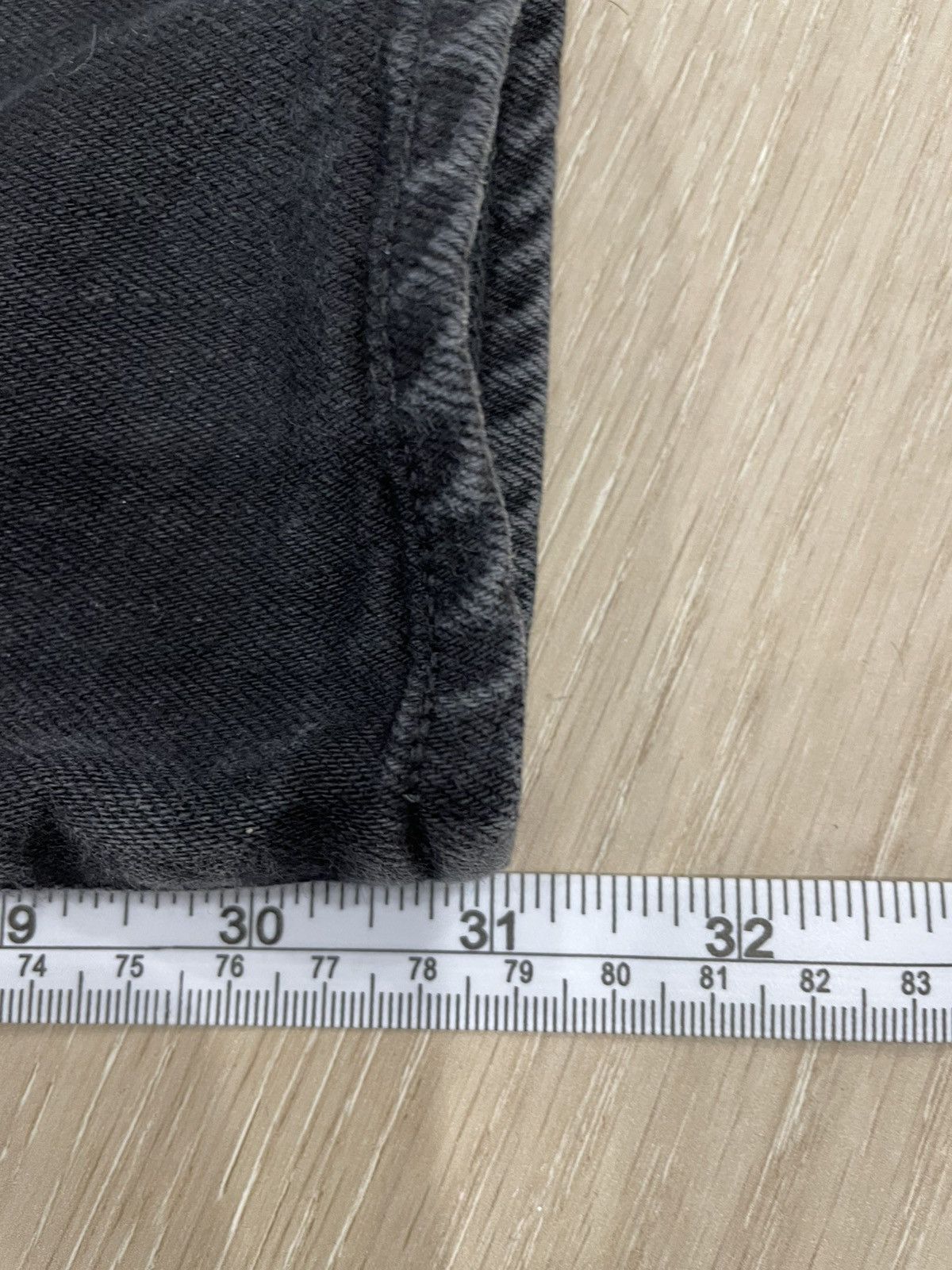 cottle Cottle C.T.L Straight Denim Jeans 12oz Asagi Black - Size 1 Size US 28 / EU 44 - 6 Thumbnail