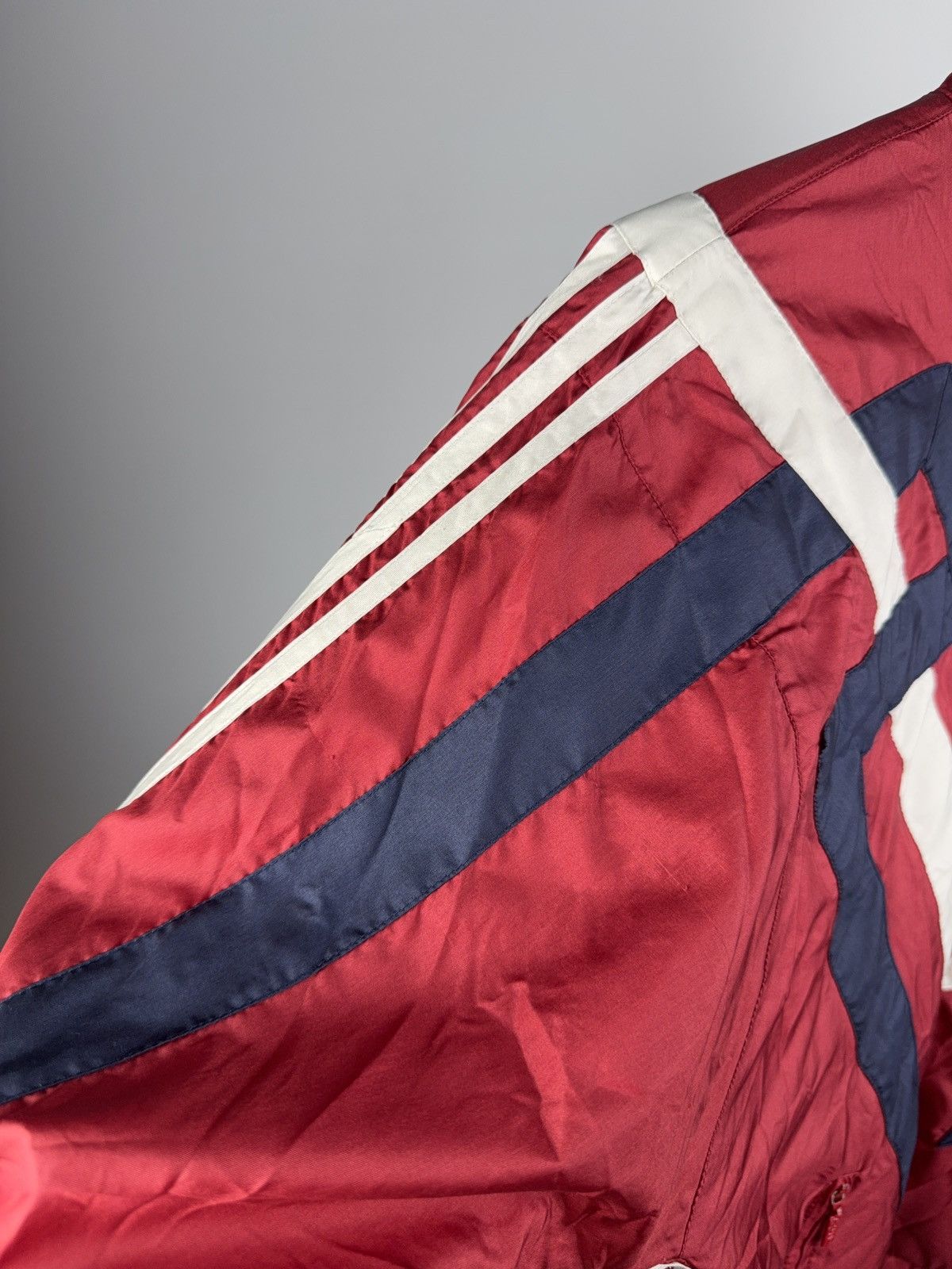 Adidas Vintage Adidas Red Track Jacket DTV BUCHS 90s Size Size US S / EU 44-46 / 1 - 10 Thumbnail