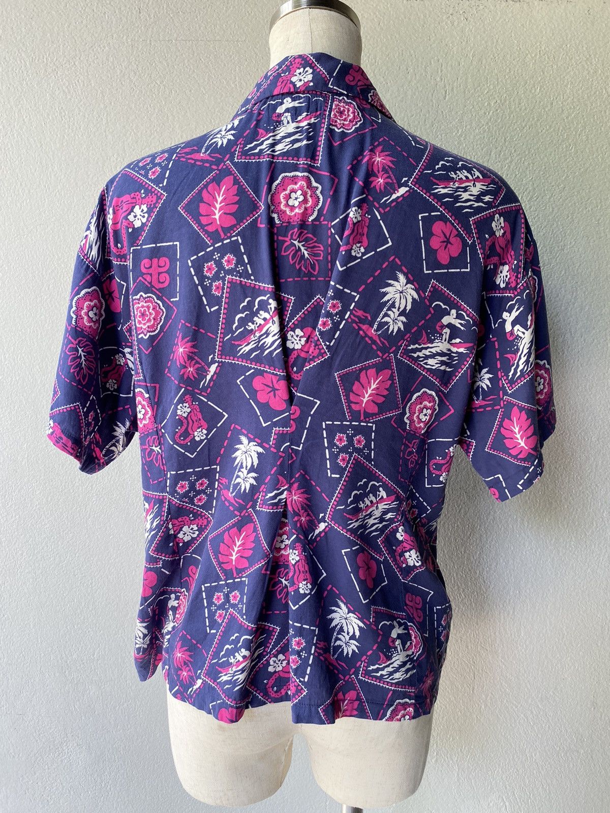 Reyn Spooner Reyn spooner Pink Floral Hawaiian Shirt Size ONE SIZE - 9 Thumbnail