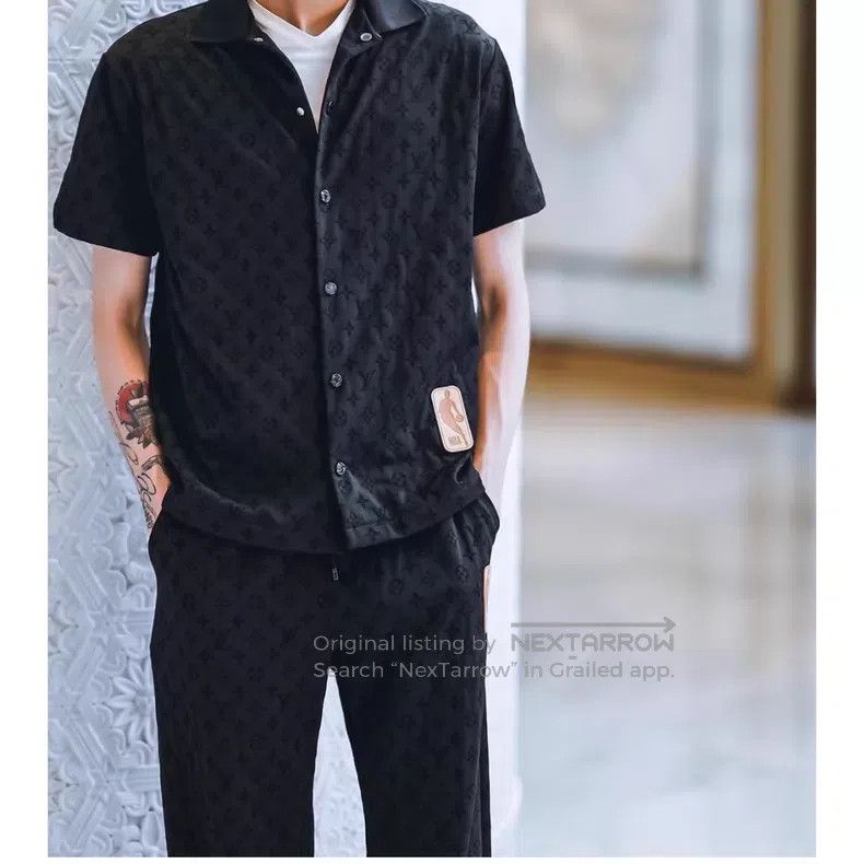 Louis Vuitton Louis Vuitton NBA co-branded logo full of polo shirt Size US M / EU 48-50 / 2 - 7 Thumbnail