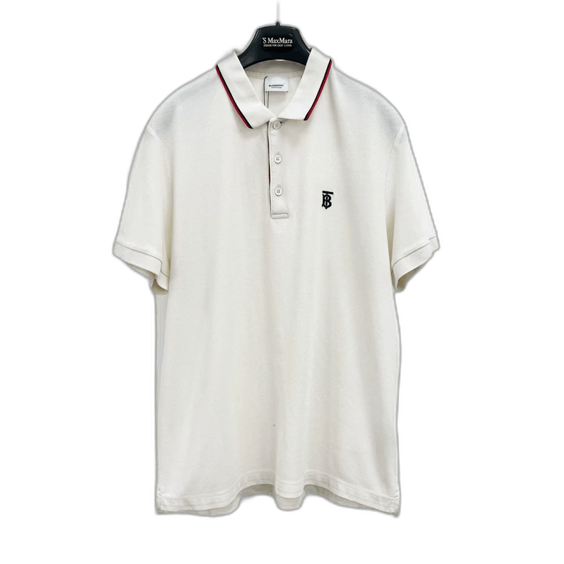Burberry Burberry Embroidered Logo Short Sleeve Polo-yf Size US L / EU 52-54 / 3 - 1 Thumbnail